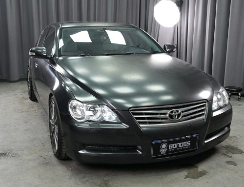 BONOSS Forged Active Cooling 2007 Toyota Mark X Wheel Spacers Front 20mm Rear 20mm Before and After