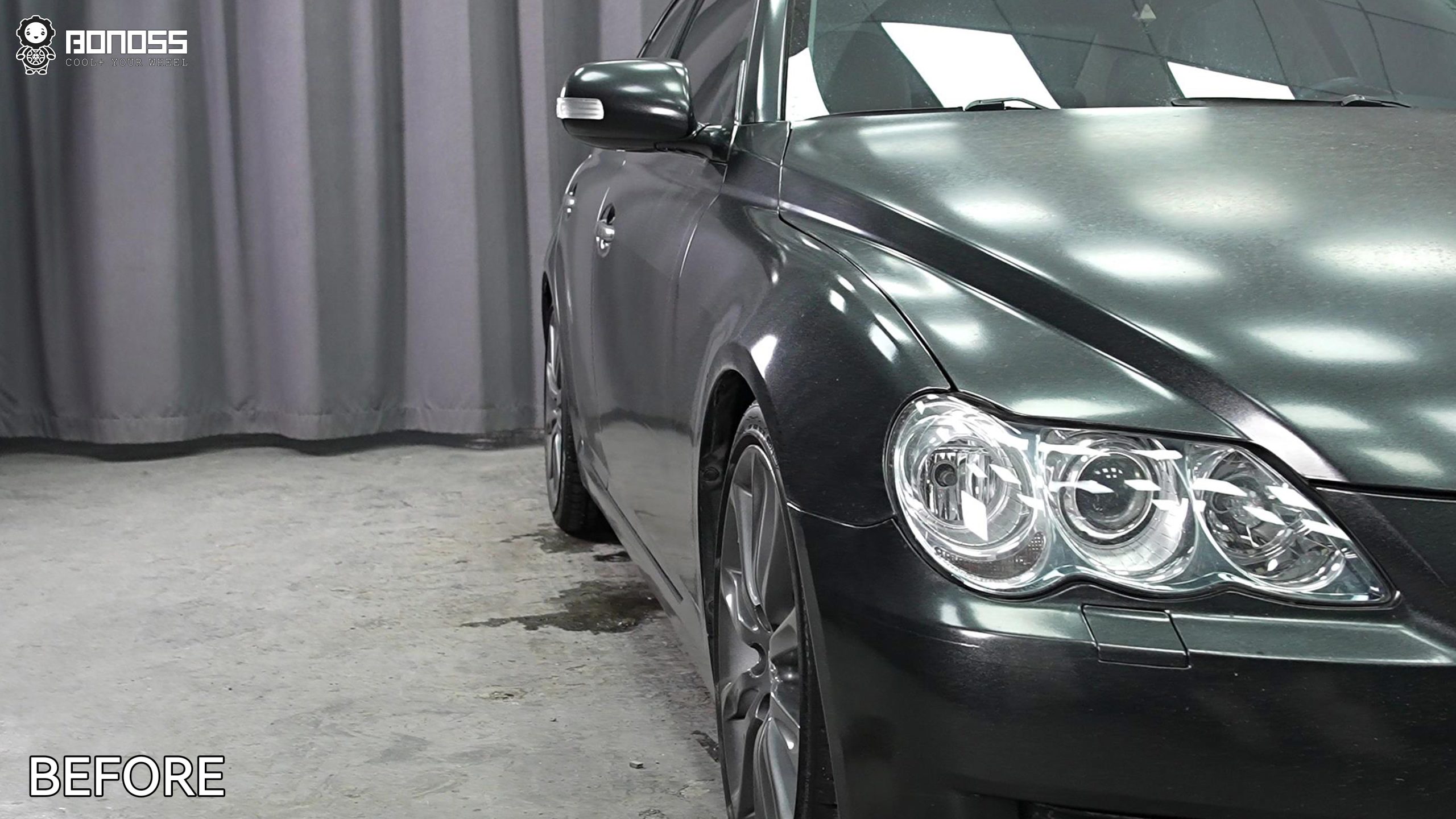 BONOSS Forged Active Cooling 2007 Toyota Mark X Wheel Spacers Front 20mm Rear 20mm Before and After (9)