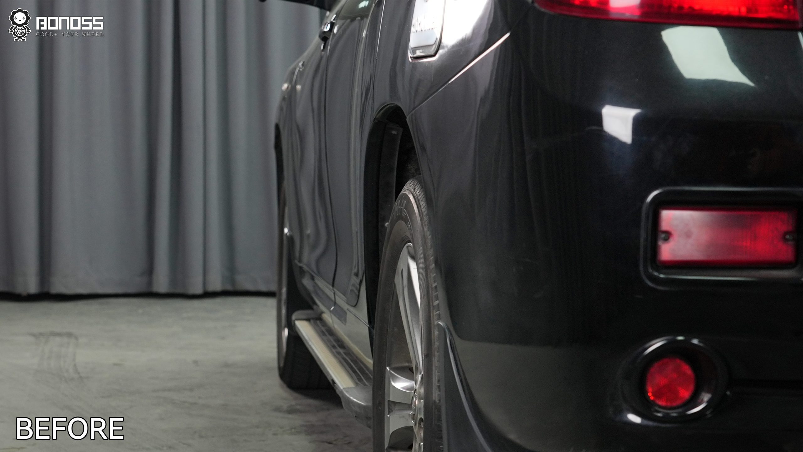 BONOSS Forged Active Cooling 2009 Toyota Highlander Wheel Spacers Front 20mm Rear 20mm Before and After (10)