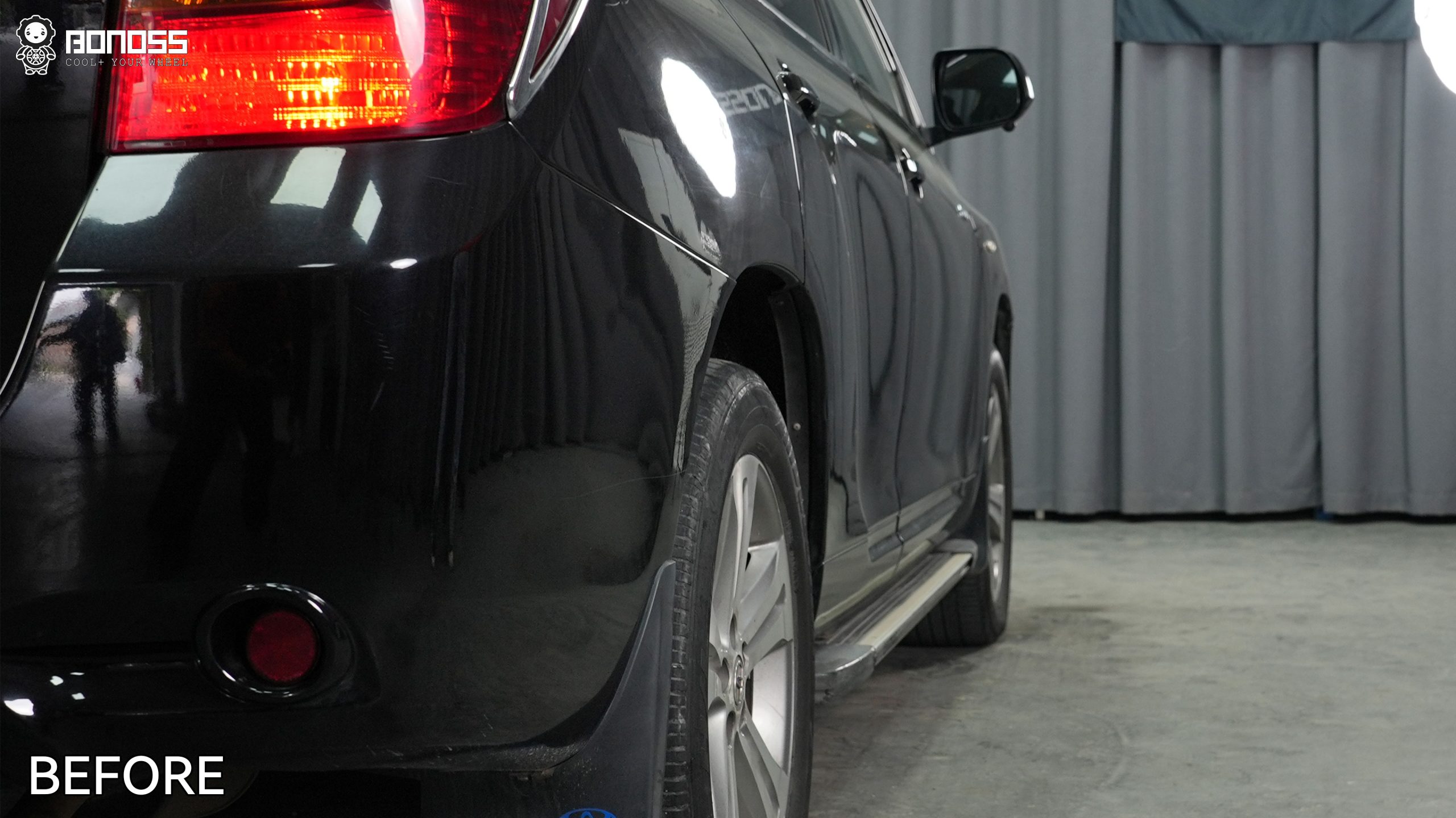 BONOSS Forged Active Cooling 2009 Toyota Highlander Wheel Spacers Front 20mm Rear 20mm Before and After (11)