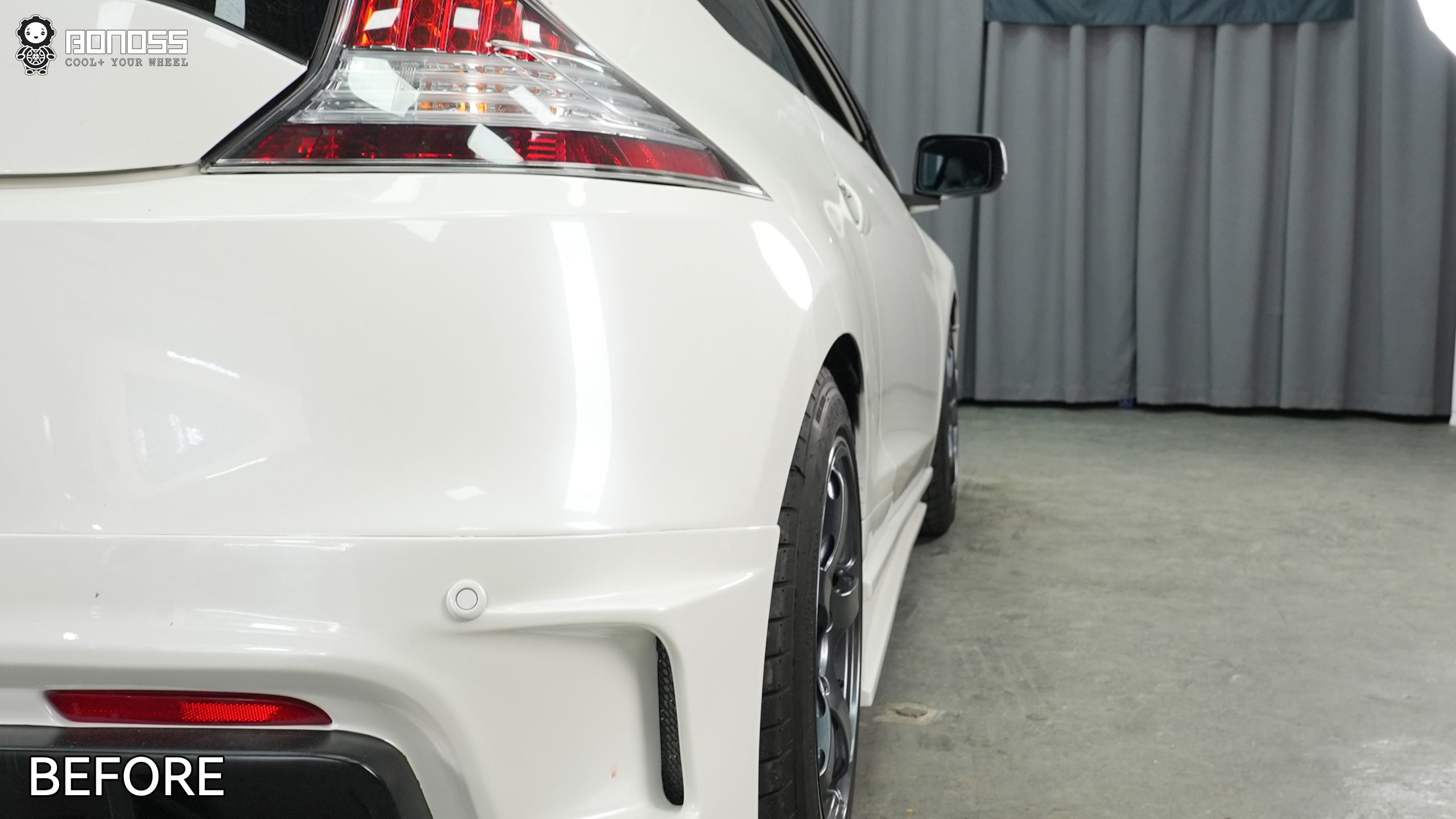 BONOSS Forged Active Cooling 2012 Honda CR-Z Wheel Spacers Front 15mm Rear 15mm Before and After (11)