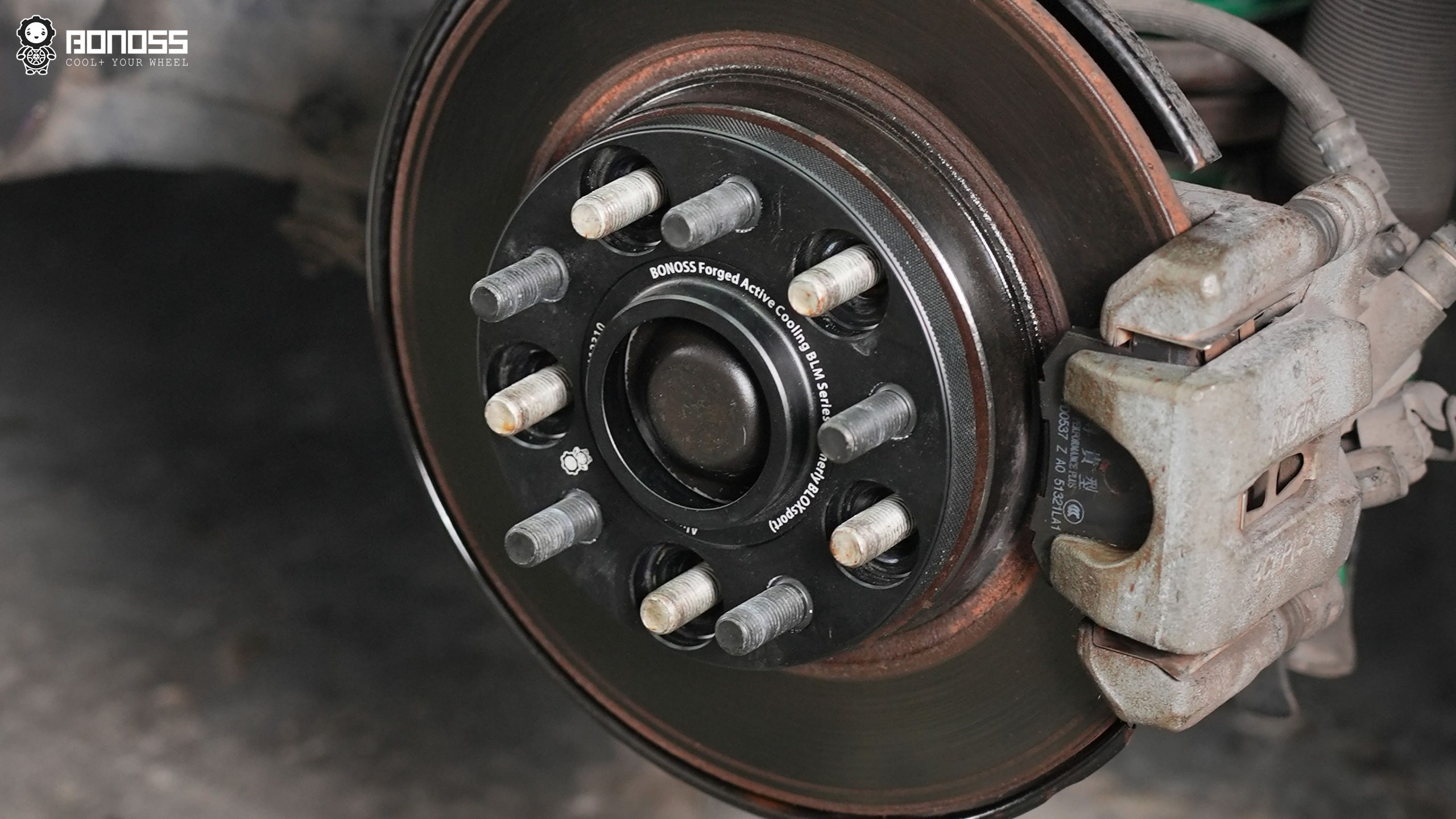 BONOSS Forged Active Cooling 2012 Honda CR-Z Wheel Spacers Front 15mm Rear 15mm Before and After (14)