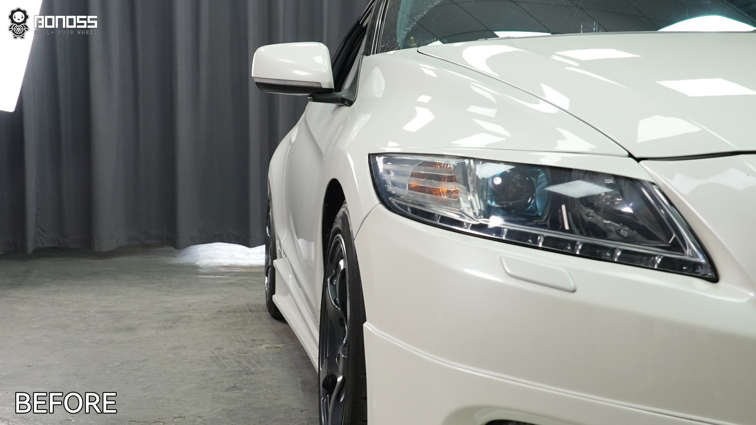 BONOSS Forged Active Cooling 2012 Honda CR-Z Wheel Spacers Front 15mm Rear 15mm Before and After (9)