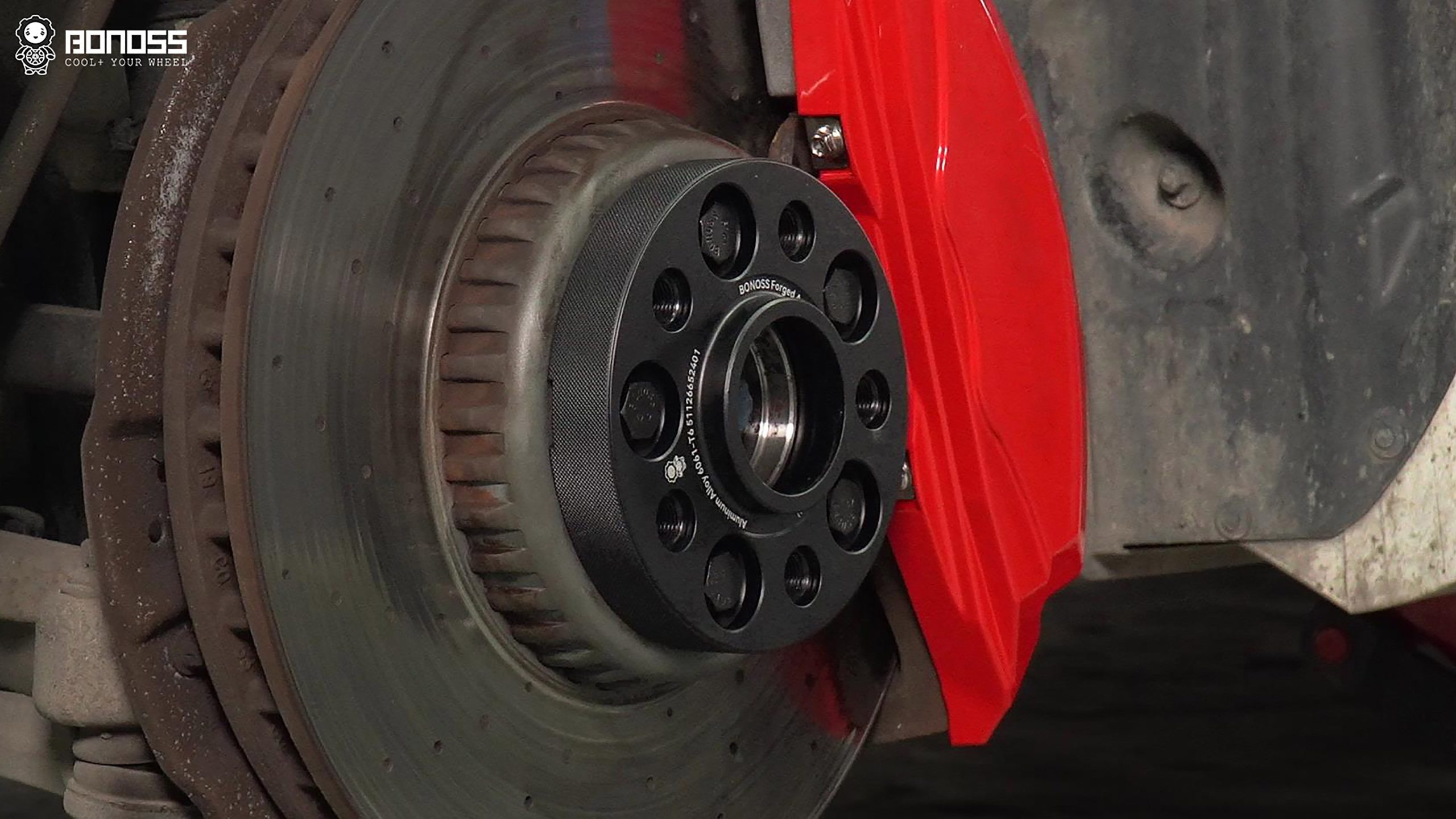 BONOSS Forged Active Cooling 2017 Mercedes-Benz E-Class Wheel Spacers Front 25mm Rear 15mm Before and After (14)