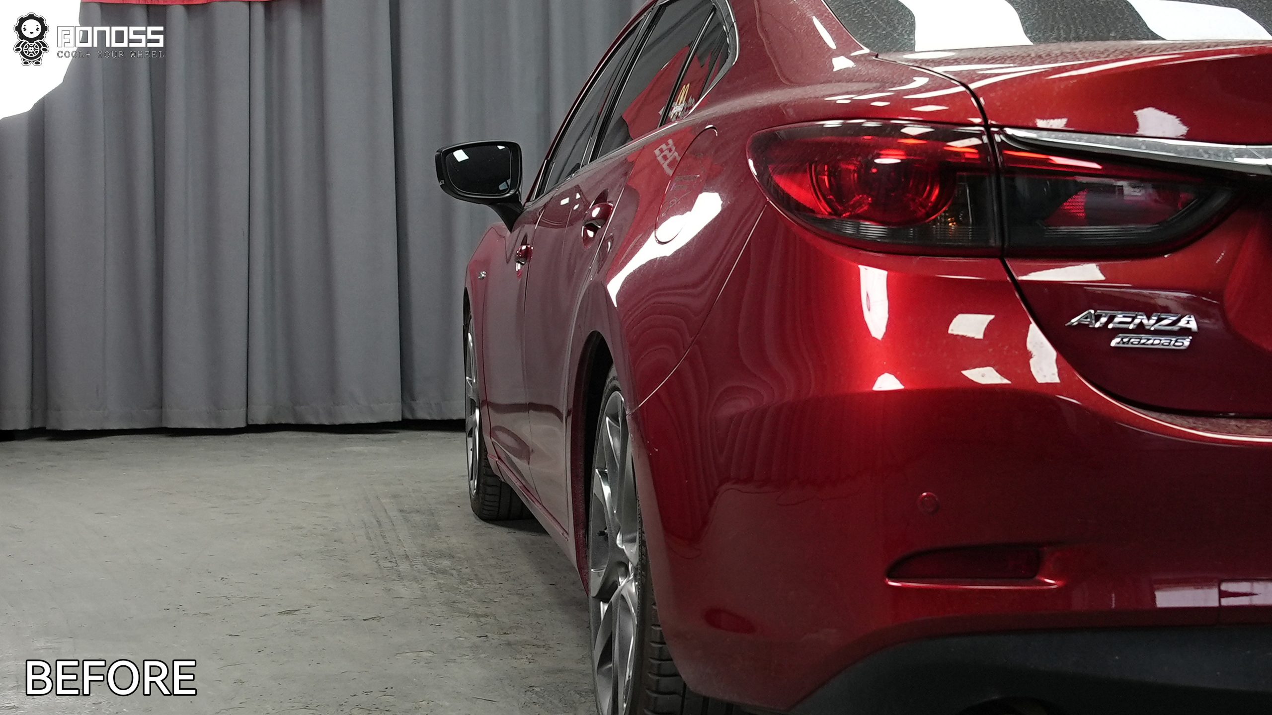 BONOSS Forged Active Cooling 2018 Mazda Mazda6 Wheel Spacers Front 20mm Rear 20mm Before and After (10)