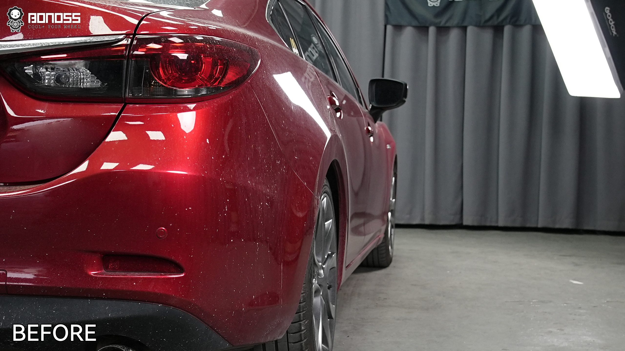 BONOSS Forged Active Cooling 2018 Mazda Mazda6 Wheel Spacers Front 20mm Rear 20mm Before and After (11)