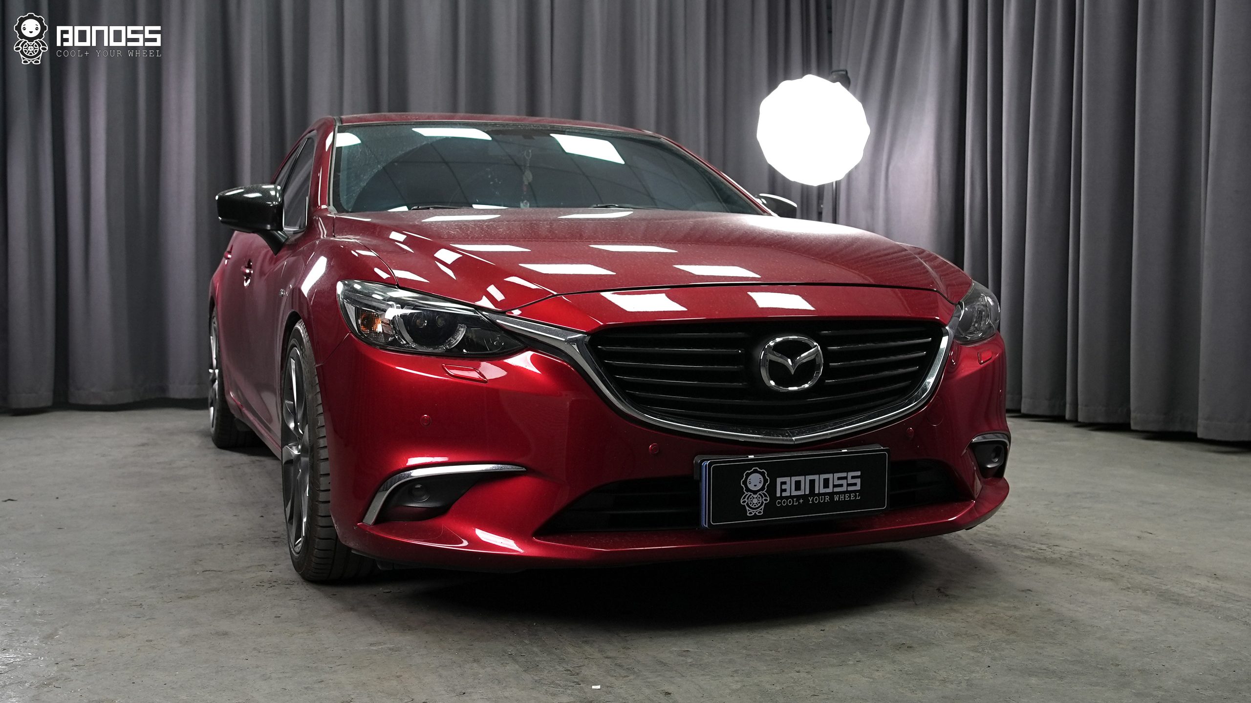 BONOSS Forged Active Cooling 2018 Mazda Mazda6 Wheel Spacers Front 20mm Rear 20mm Before and After (2)