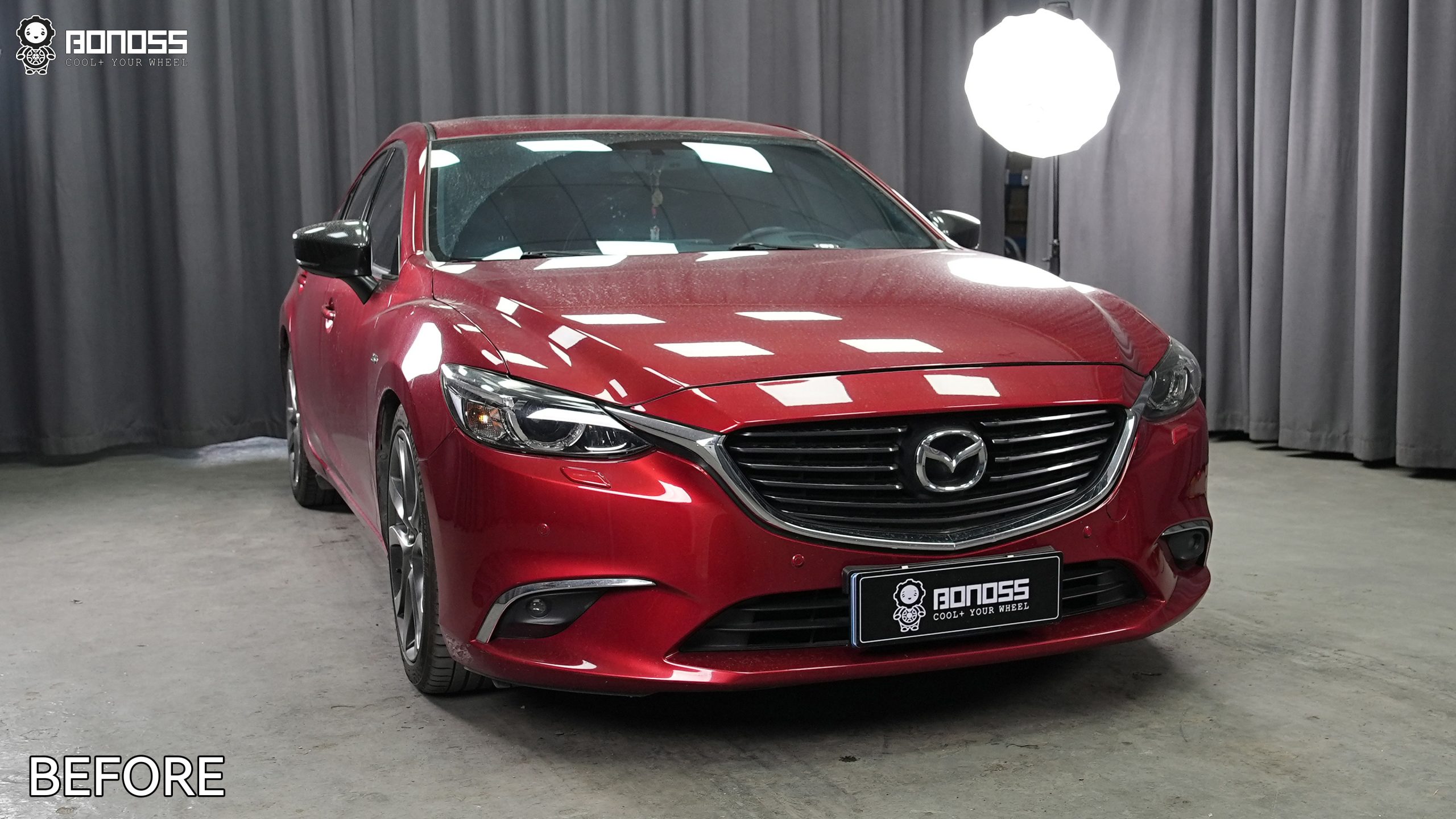 BONOSS Forged Active Cooling 2018 Mazda Mazda6 Wheel Spacers Front 20mm Rear 20mm Before and After (7)