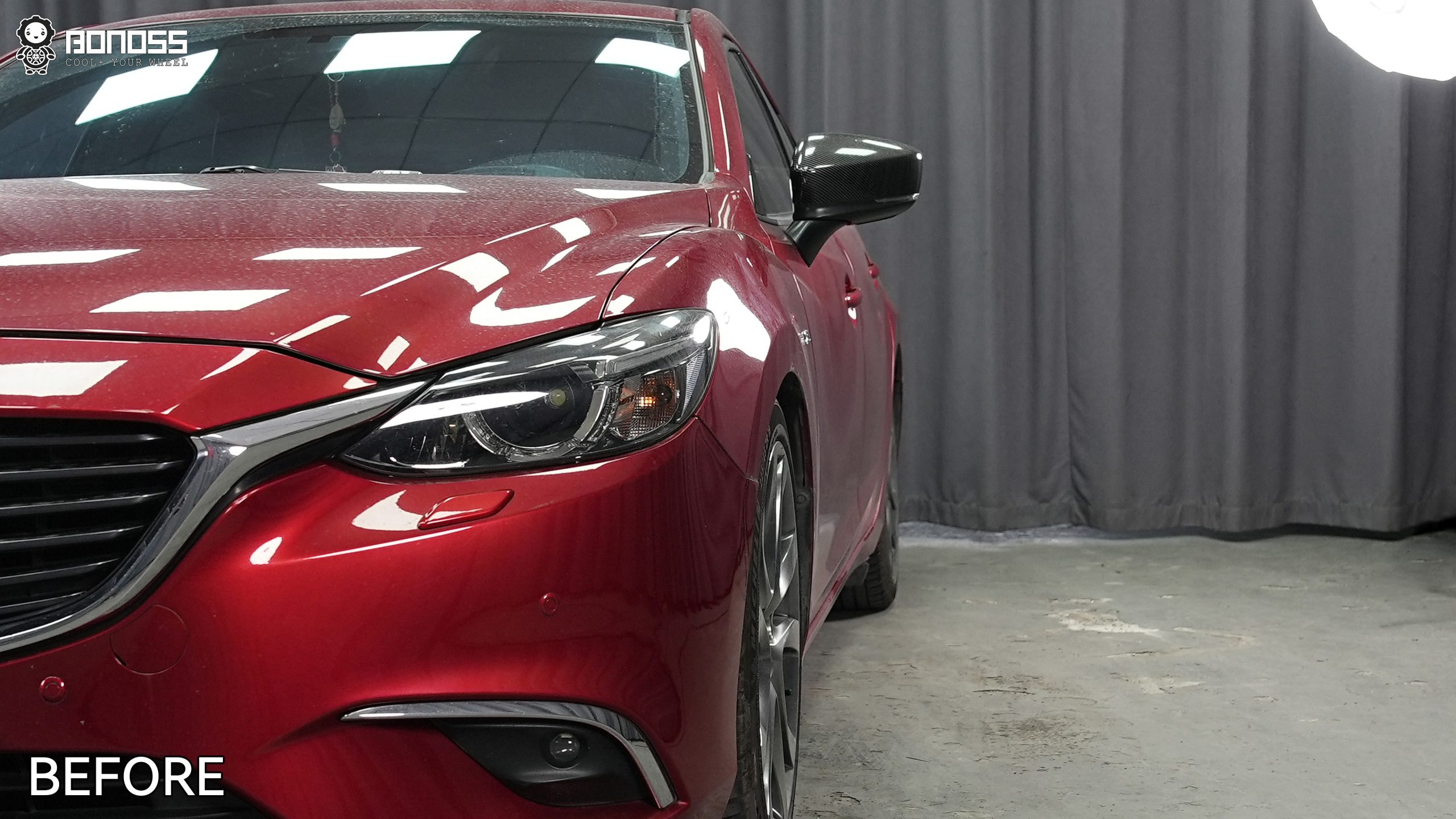 BONOSS Forged Active Cooling 2018 Mazda Mazda6 Wheel Spacers Front 20mm Rear 20mm Before and After (8)