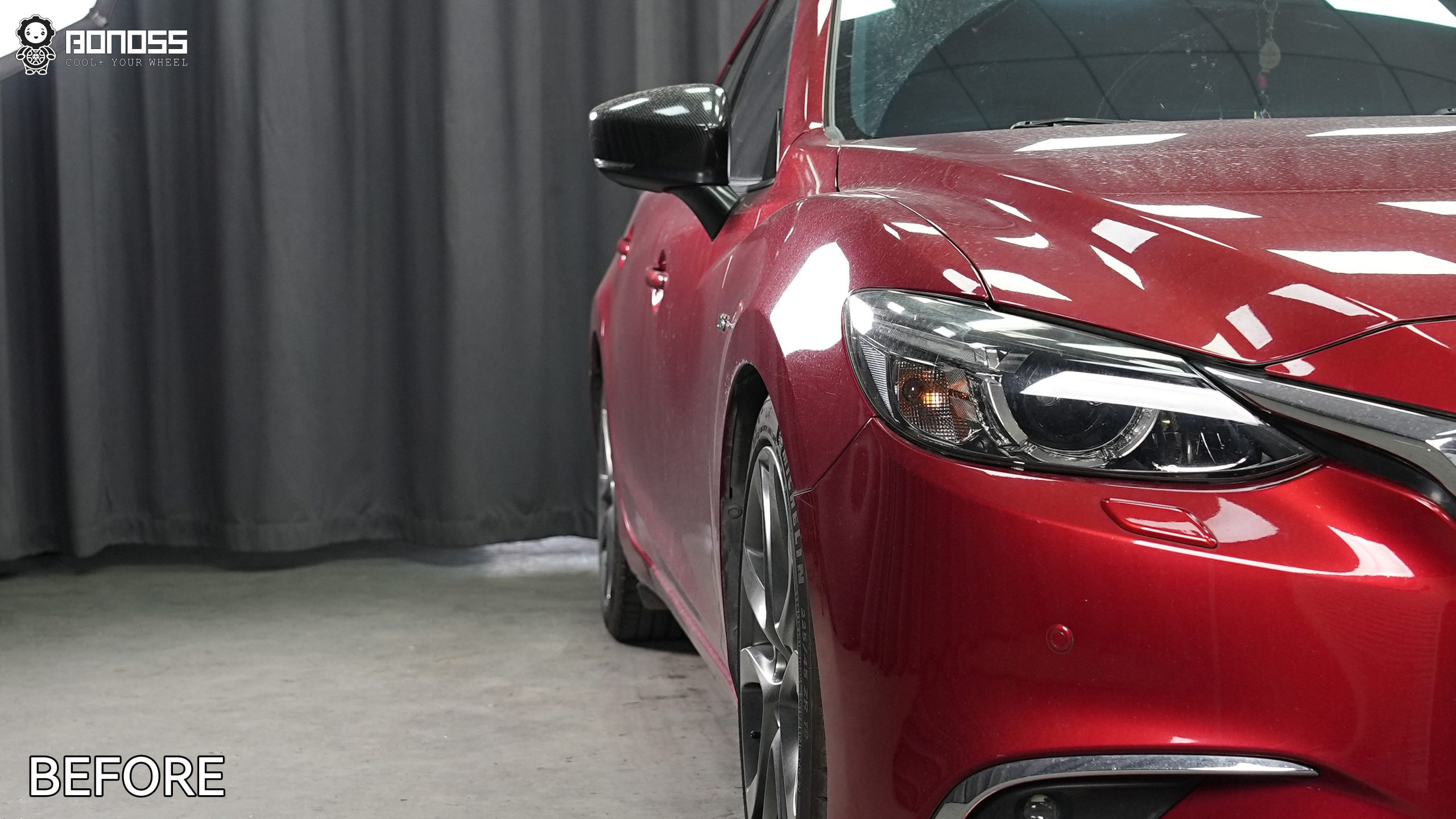 BONOSS Forged Active Cooling 2018 Mazda Mazda6 Wheel Spacers Front 20mm Rear 20mm Before and After (9)