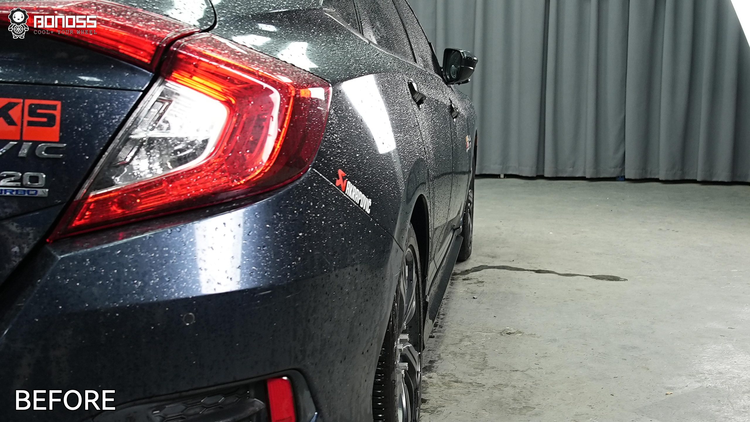 BONOSS Forged Active Cooling 2019 Honda Civic Wheel Spacers Front 20mm Rear 25mm Before and After (11)