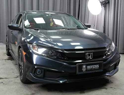 BONOSS Forged Active Cooling 2019 Honda Civic Wheel Spacers Front 20mm Rear 25mm Before and After