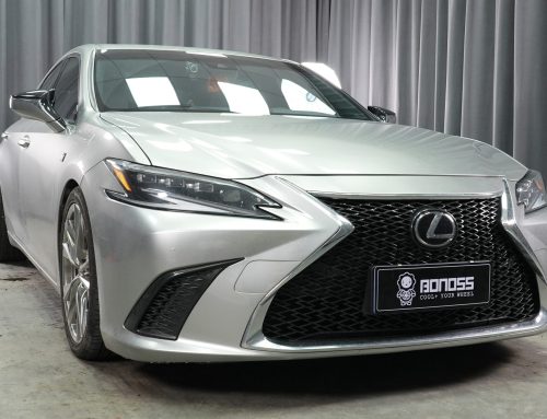 BONOSS Forged Active Cooling 2022 Lexus ES Wheel Spacers Front 3mm Rear 15mm Before and After