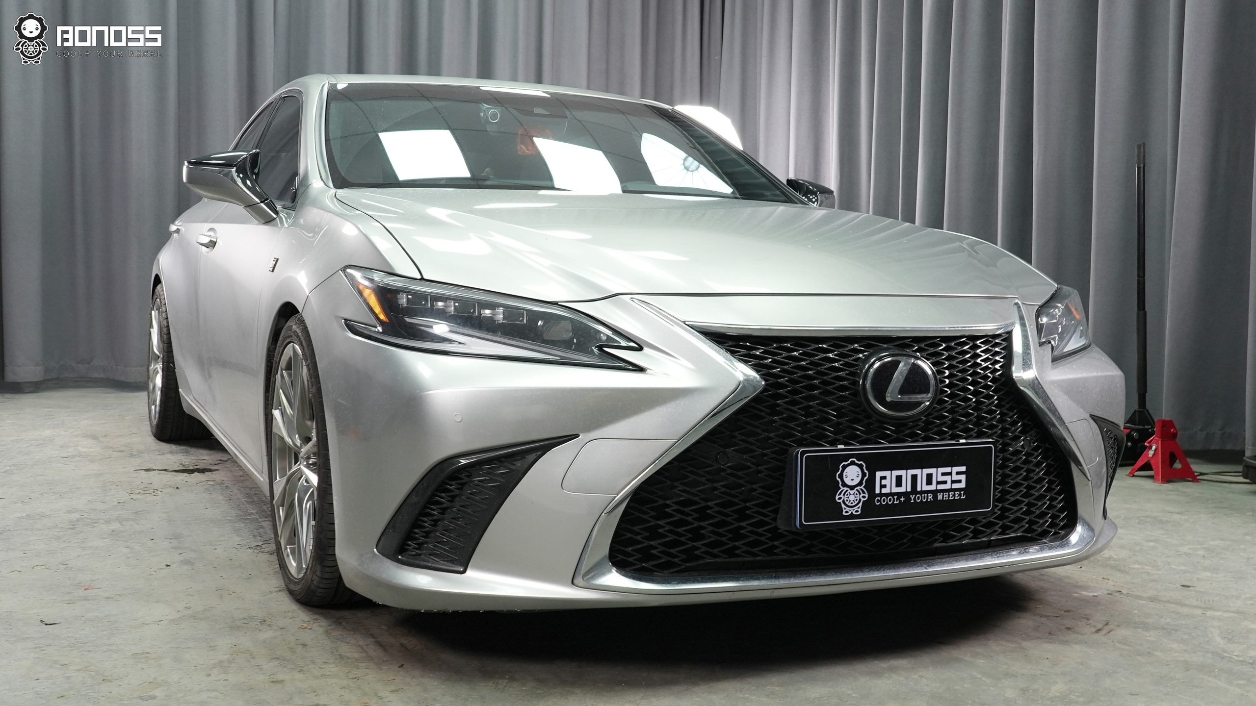 BONOSS Forged Active Cooling 2022 Lexus ES Wheel Spacers Front 3mm Rear 15mm Before and After (1)