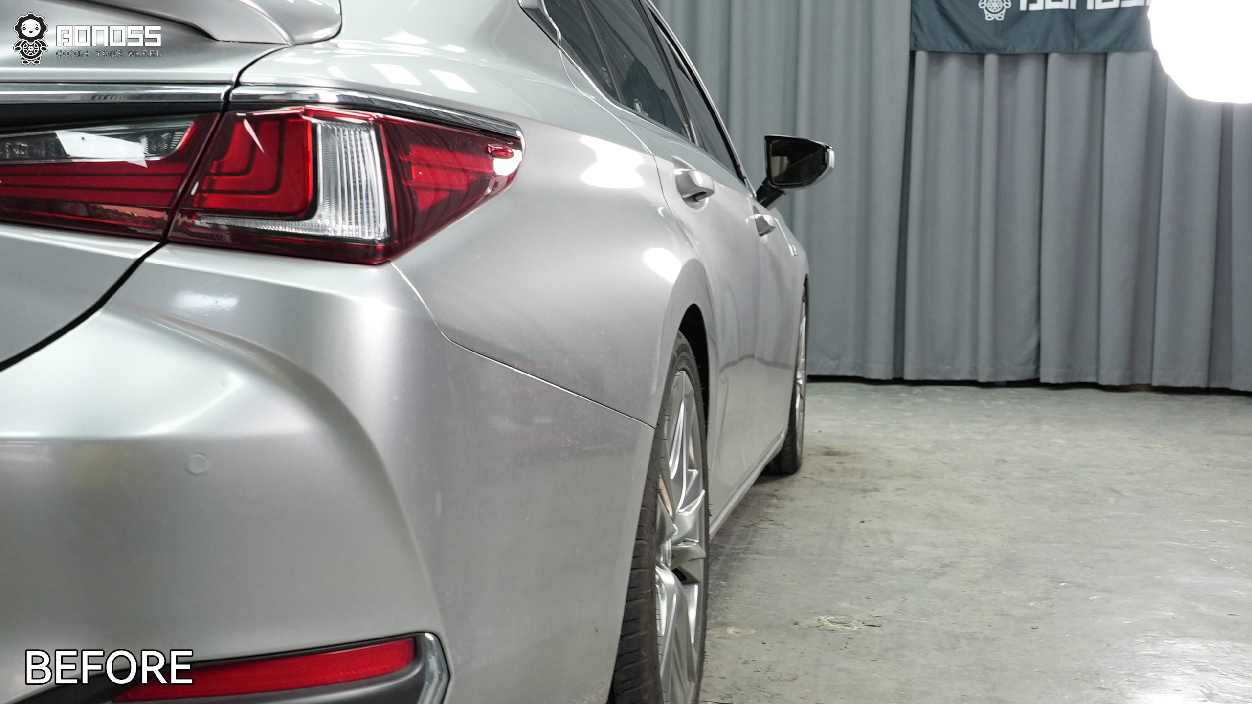 BONOSS Forged Active Cooling 2022 Lexus ES Wheel Spacers Front 3mm Rear 15mm Before and After (10)