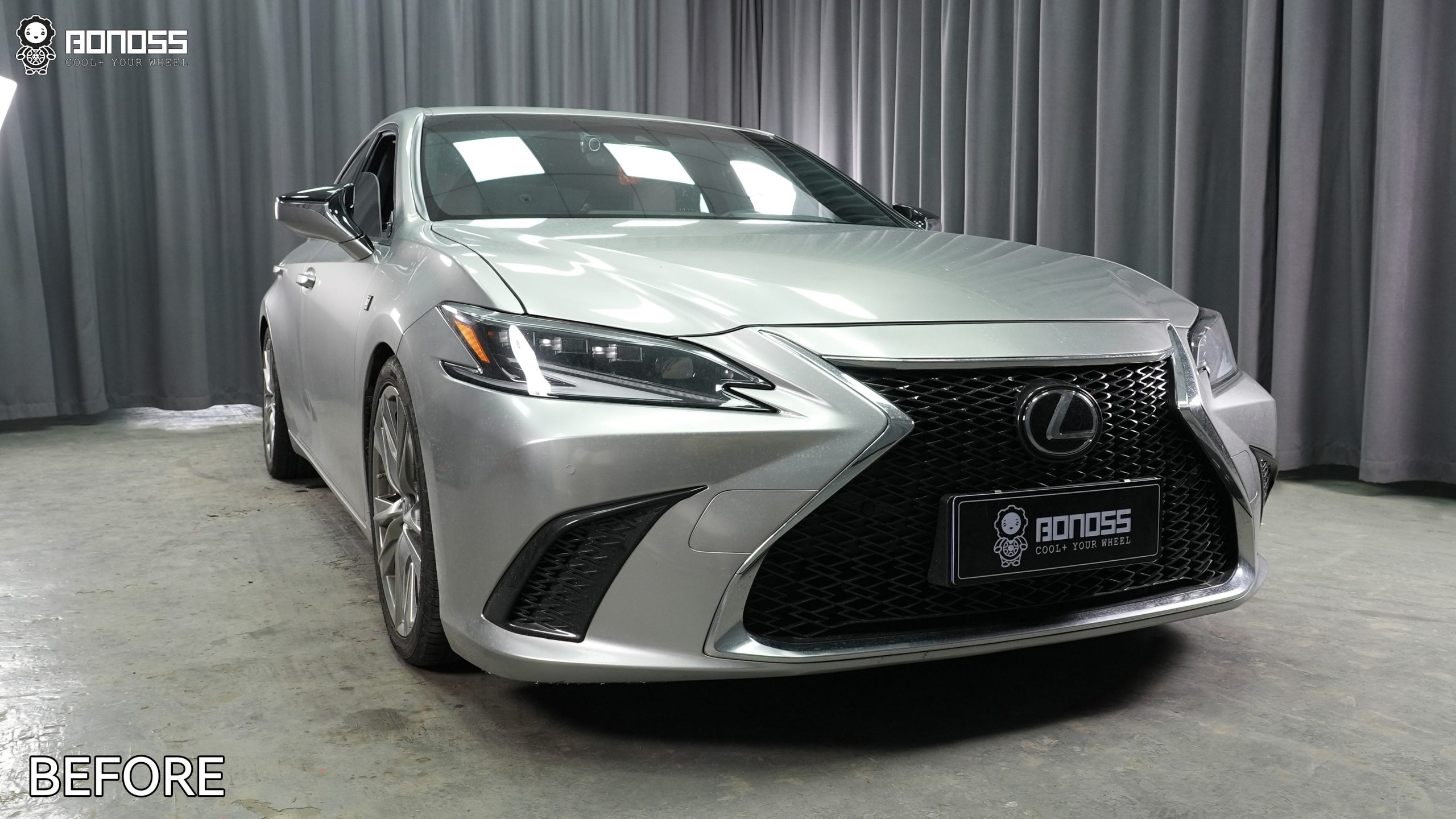 BONOSS Forged Active Cooling 2022 Lexus ES Wheel Spacers Front 3mm Rear 15mm Before and After (6)