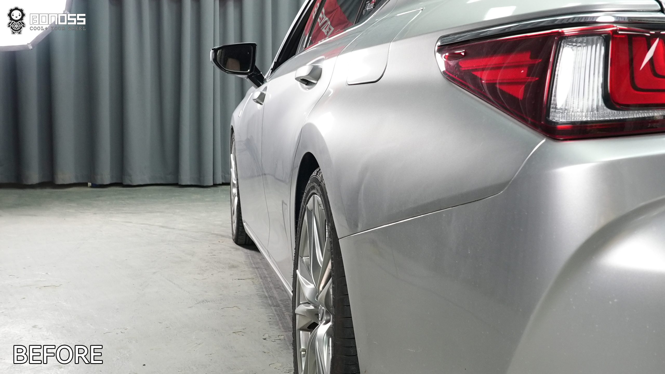 BONOSS Forged Active Cooling 2022 Lexus ES Wheel Spacers Front 3mm Rear 15mm Before and After (9)