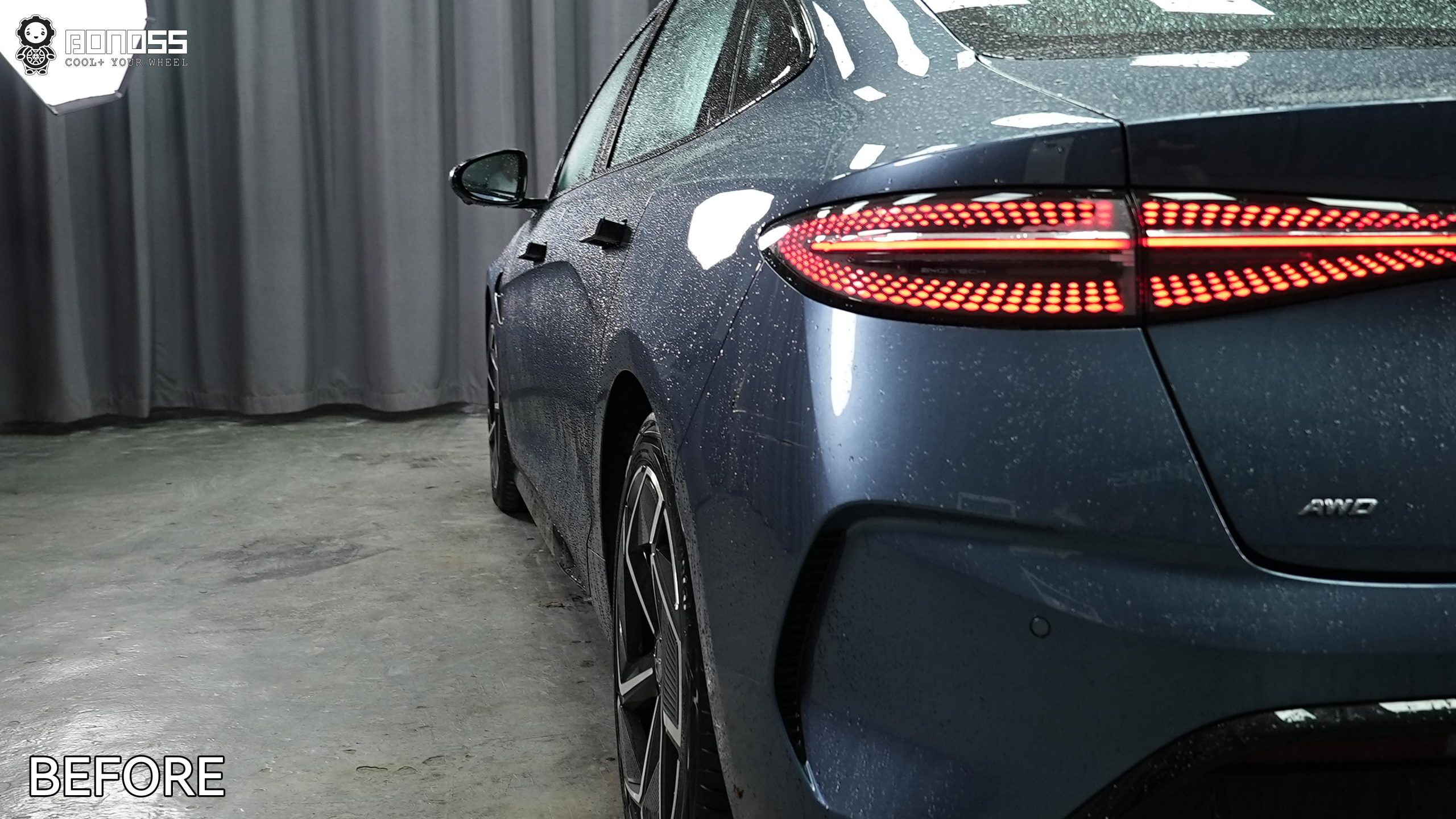 BONOSS Forged Active Cooling 2023 BYD Seal Wheel Spacers Front 20mm Rear 25mm Before and After (10)