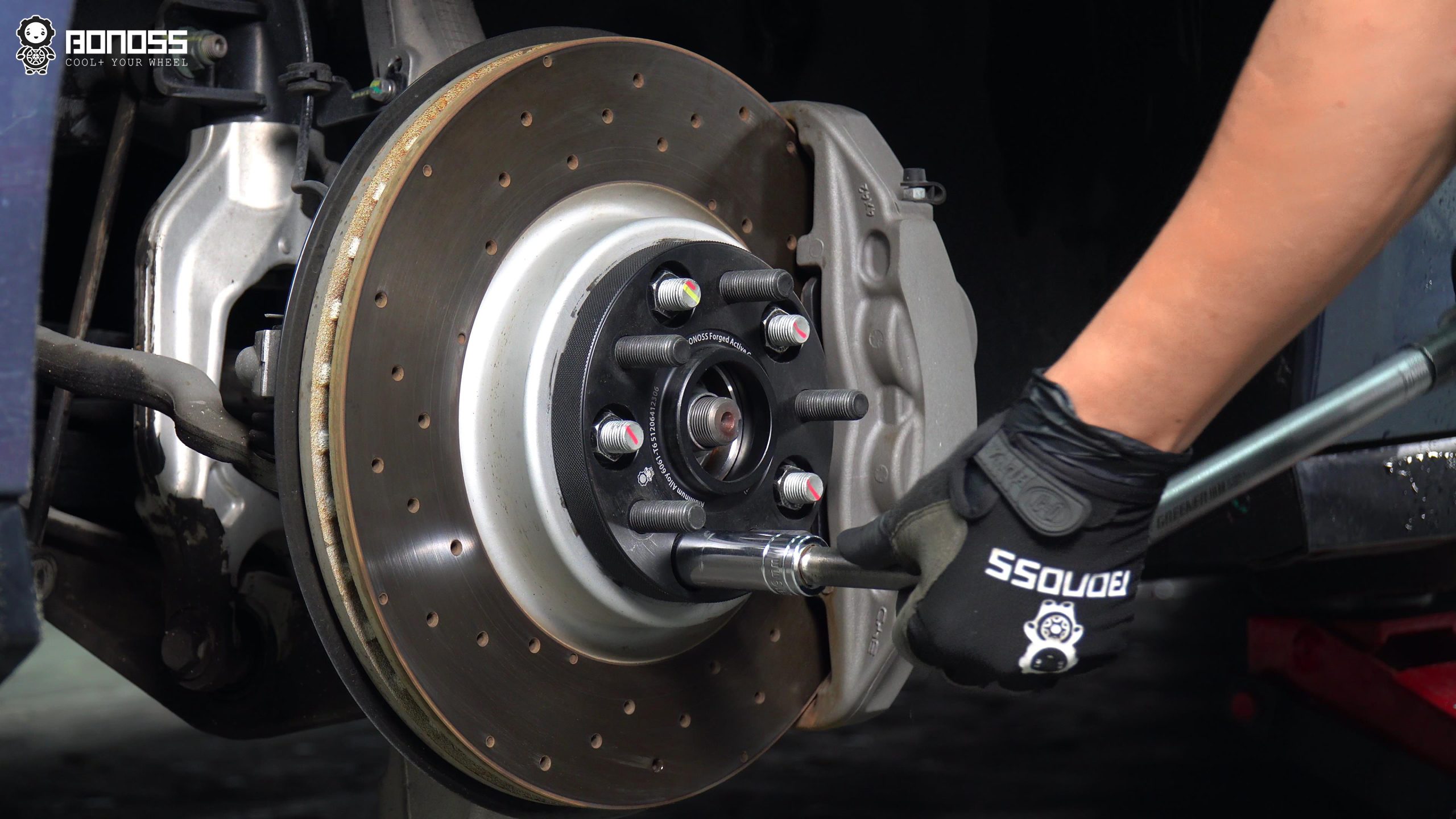 BONOSS Forged Active Cooling 2023 BYD Seal Wheel Spacers Front 20mm Rear 25mm Before and After (13)