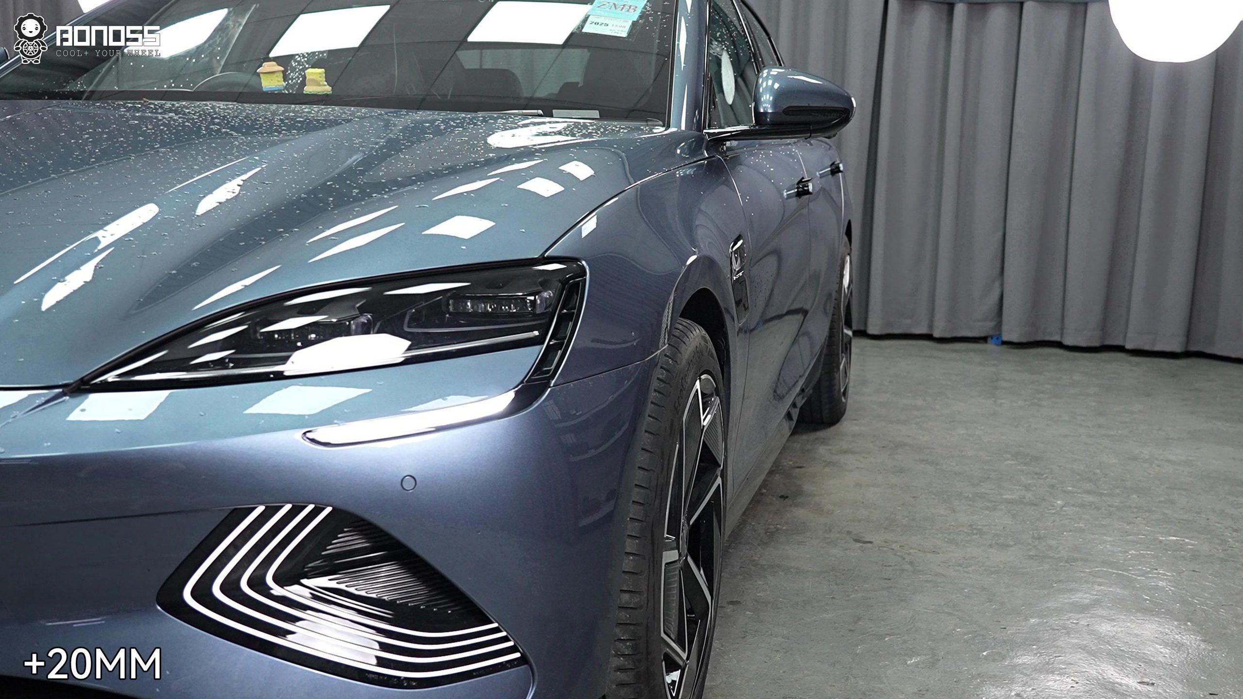 BONOSS Forged Active Cooling 2023 BYD Seal Wheel Spacers Front 20mm Rear 25mm Before and After (3)