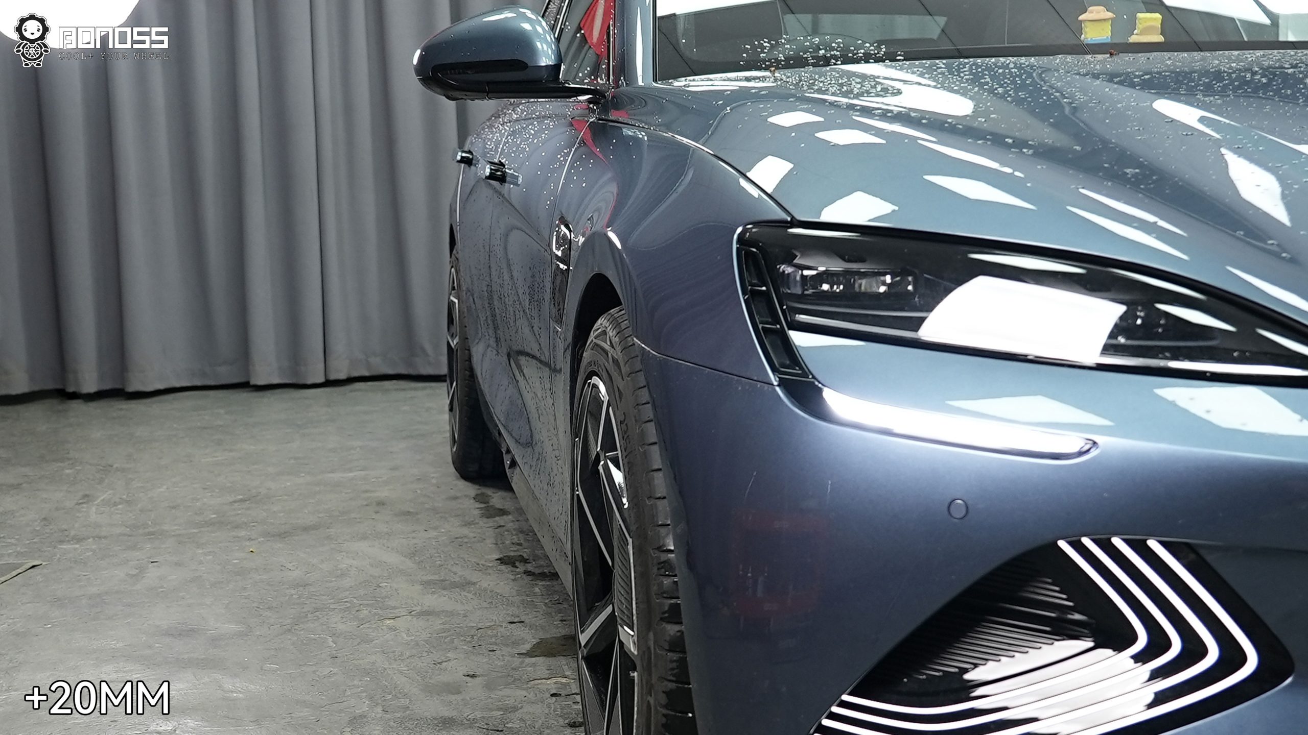 BONOSS Forged Active Cooling 2023 BYD Seal Wheel Spacers Front 20mm Rear 25mm Before and After (4)