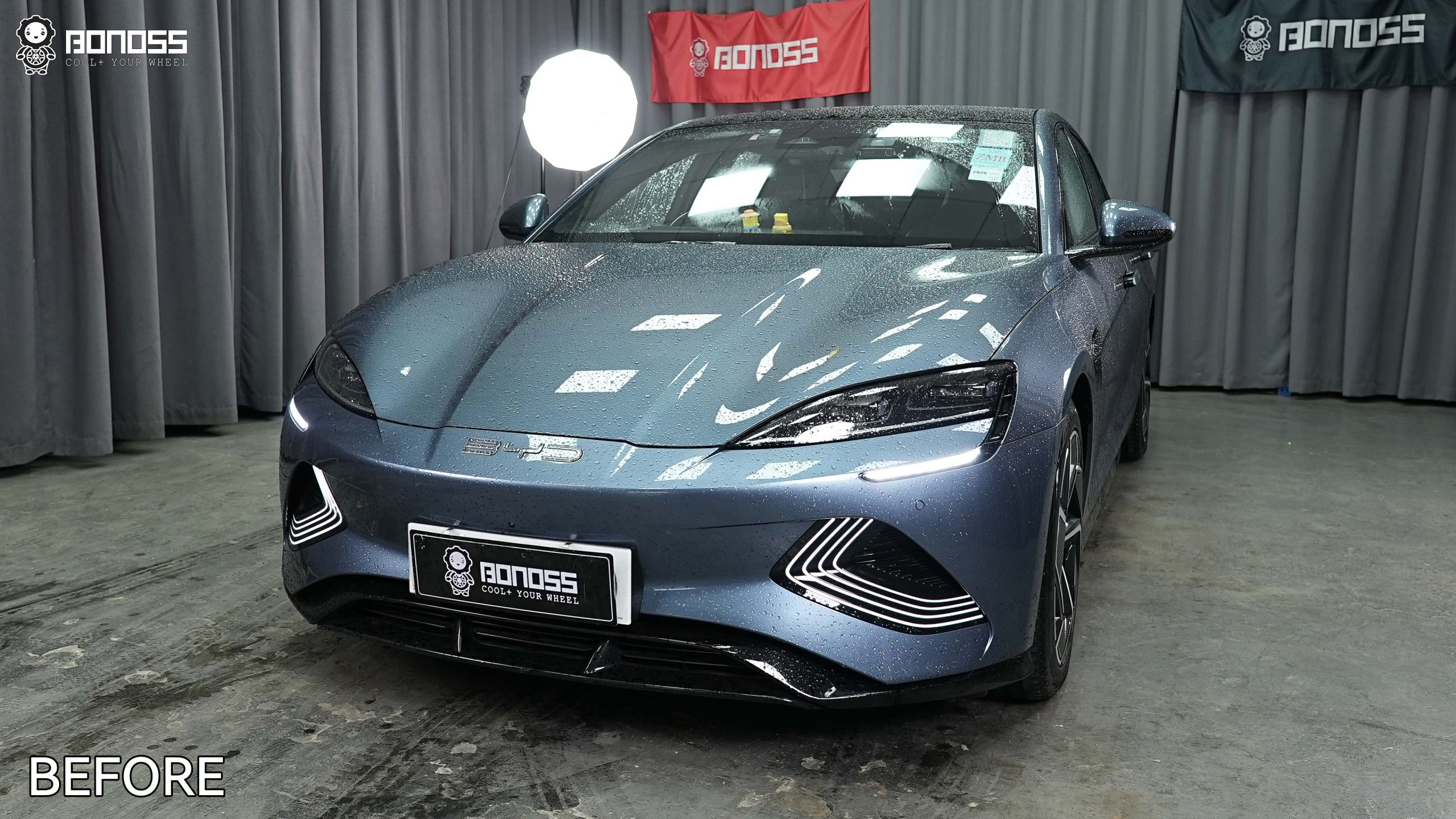 BONOSS Forged Active Cooling 2023 BYD Seal Wheel Spacers Front 20mm Rear 25mm Before and After (7)