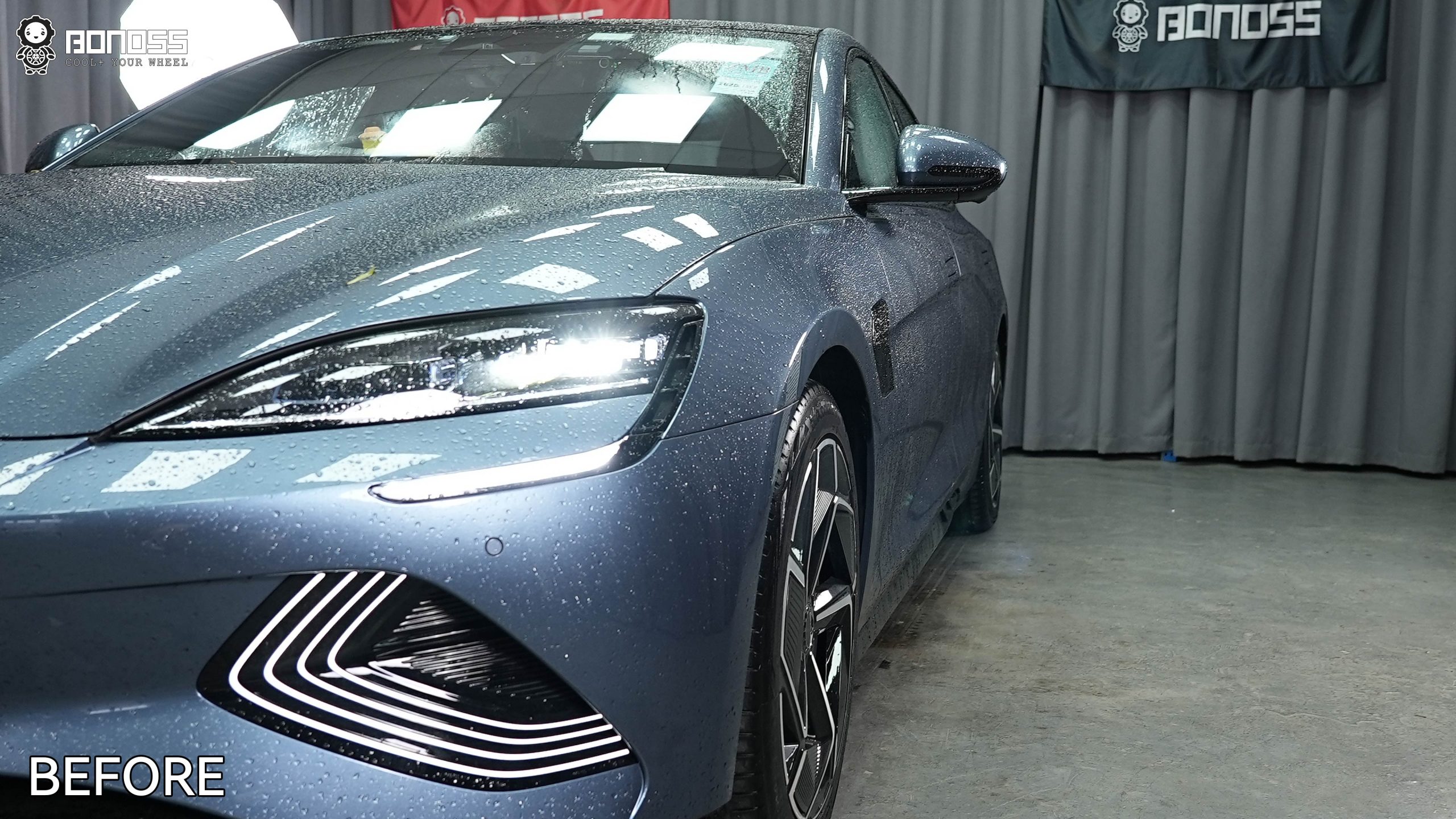 BONOSS Forged Active Cooling 2023 BYD Seal Wheel Spacers Front 20mm Rear 25mm Before and After (8)