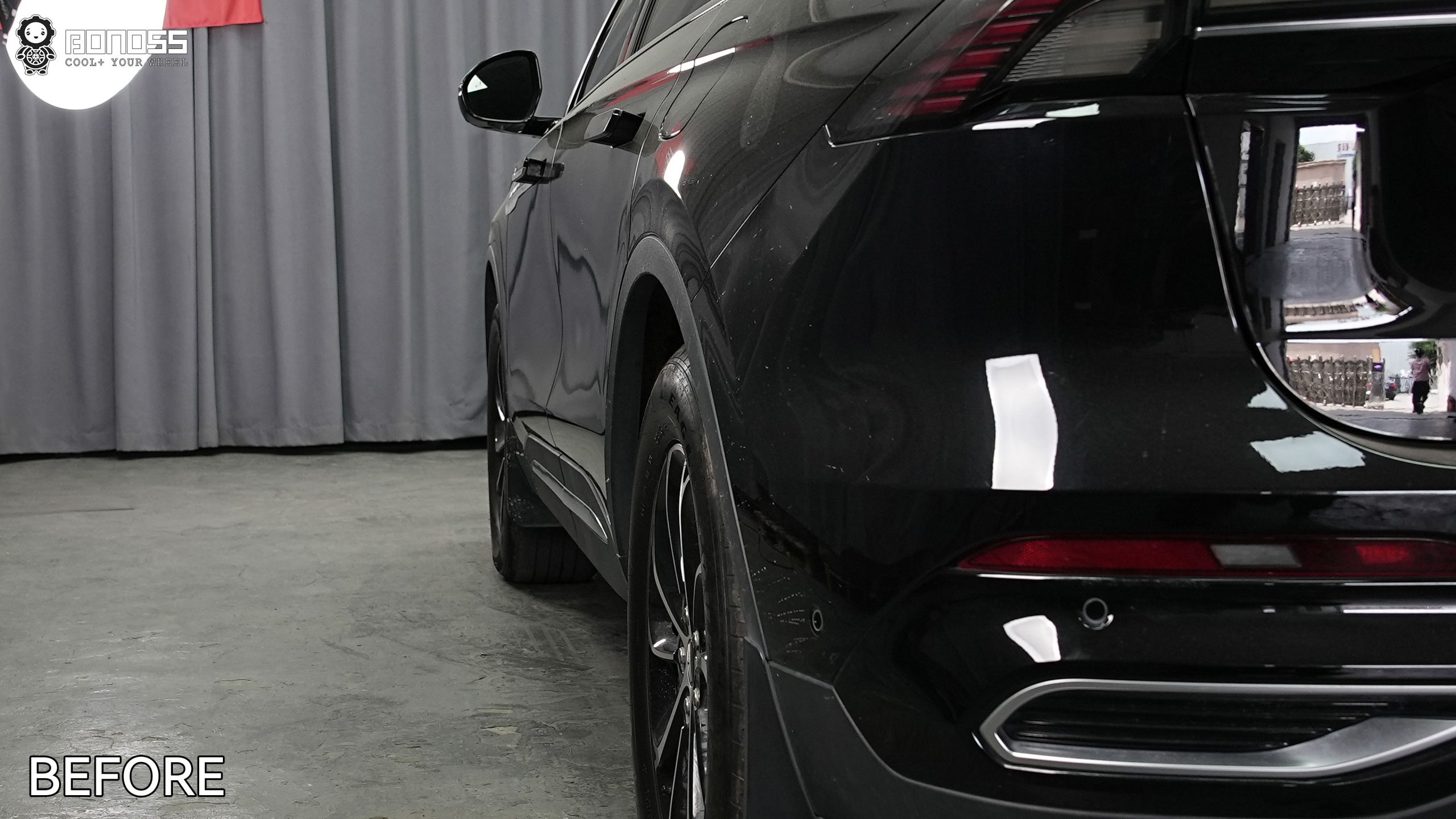 BONOSS Forged Active Cooling 2023 Lincoln Nautilus Wheel Spacers Front 20mm Rear 25mm Before and After (10)