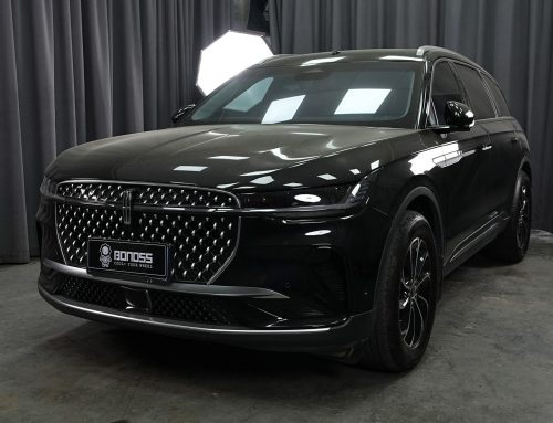 BONOSS Forged Active Cooling 2023 Lincoln Nautilus Wheel Spacers Front 20mm Rear 25mm Before and After