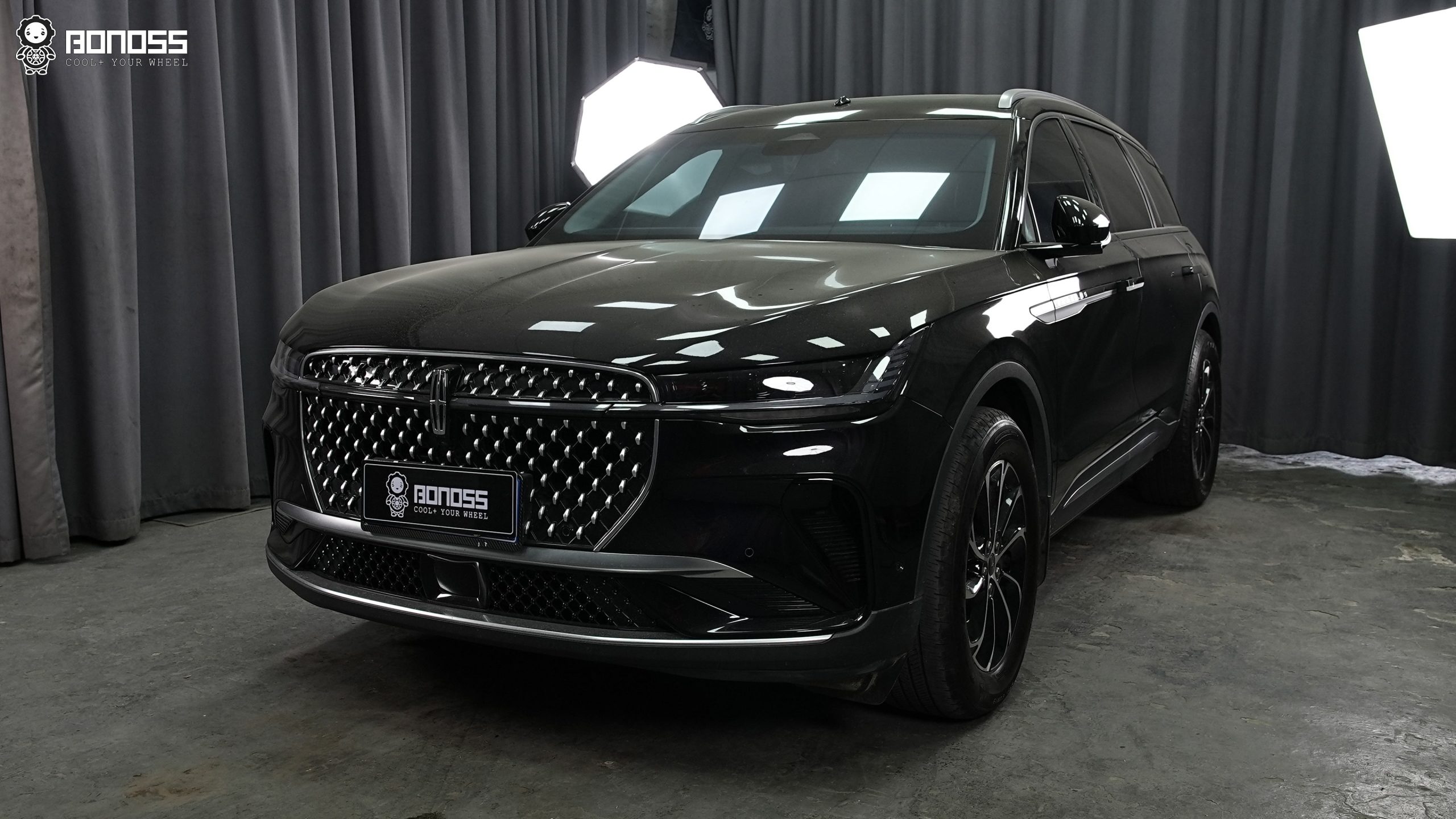 BONOSS Forged Active Cooling 2023 Lincoln Nautilus Wheel Spacers Front 20mm Rear 25mm Before and After (2)