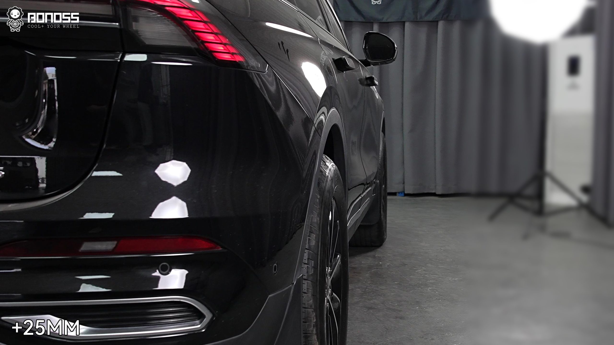 BONOSS Forged Active Cooling 2023 Lincoln Nautilus Wheel Spacers Front 20mm Rear 25mm Before and After (6)