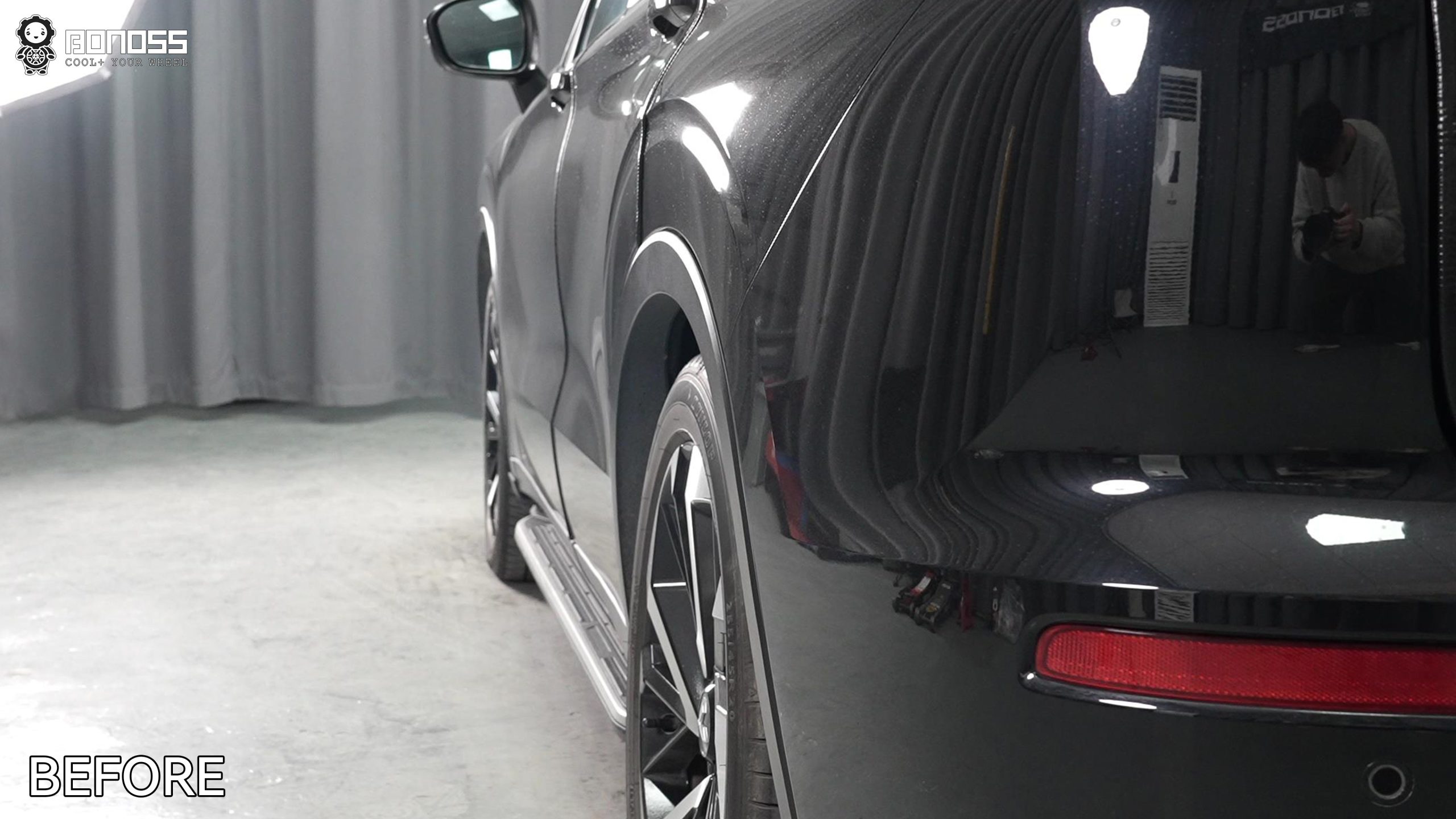 BONOSS Forged Active Cooling 2023 Mitsubishi Outlander Wheel Spacers Front 20mm Rear 25mm Before and After (10)