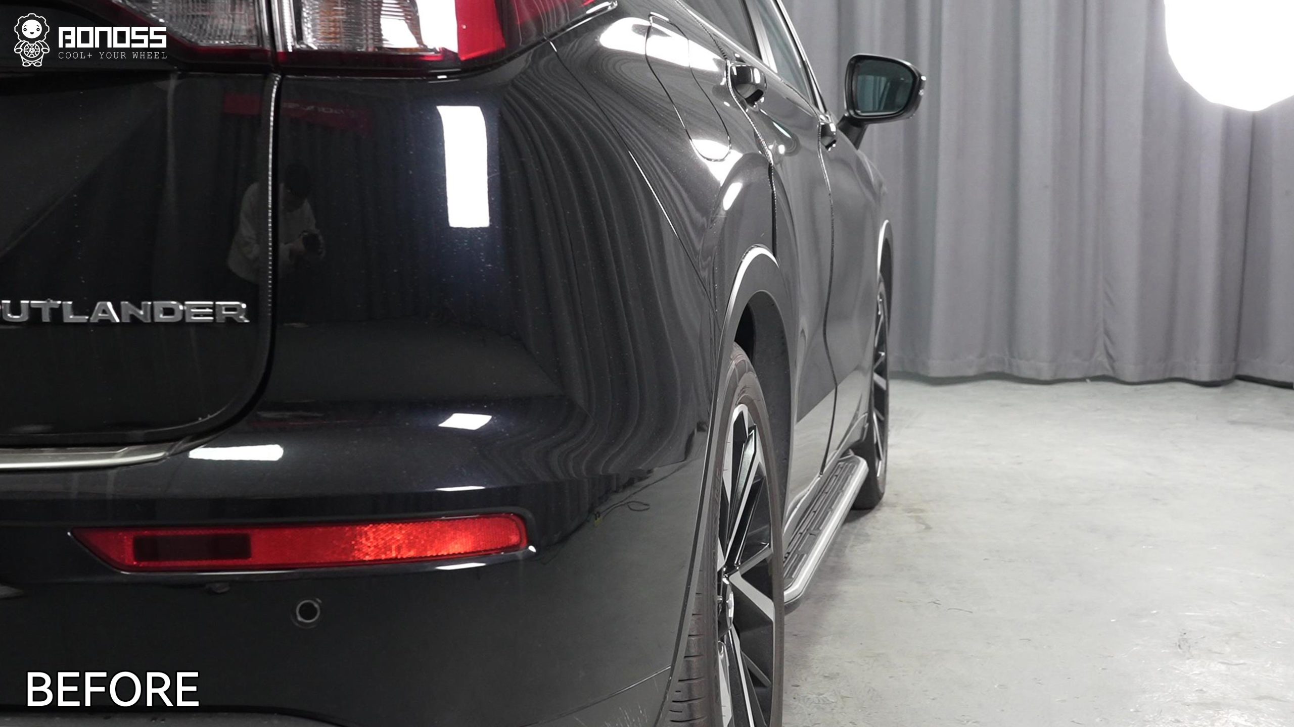 BONOSS Forged Active Cooling 2023 Mitsubishi Outlander Wheel Spacers Front 20mm Rear 25mm Before and After (11)