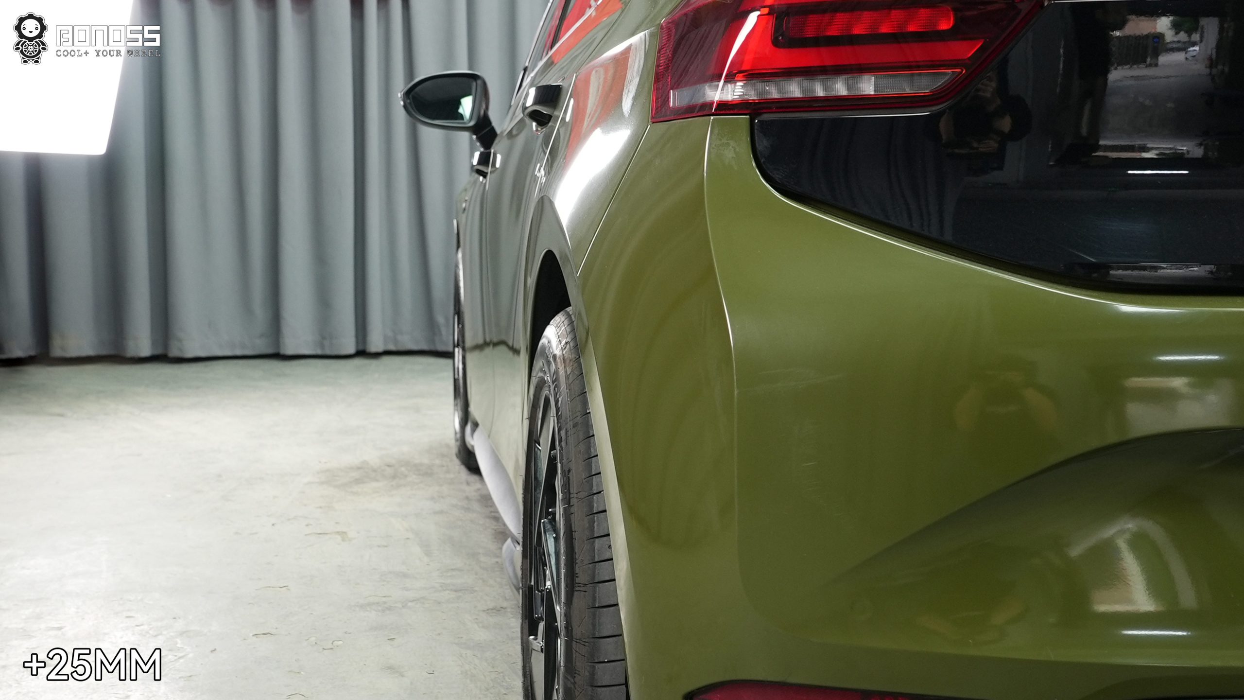 BONOSS Forged Active Cooling 2023 Volkswagen ID.3 Wheel Spacers Front 10.5mm Rear 25mm Before and After (4)