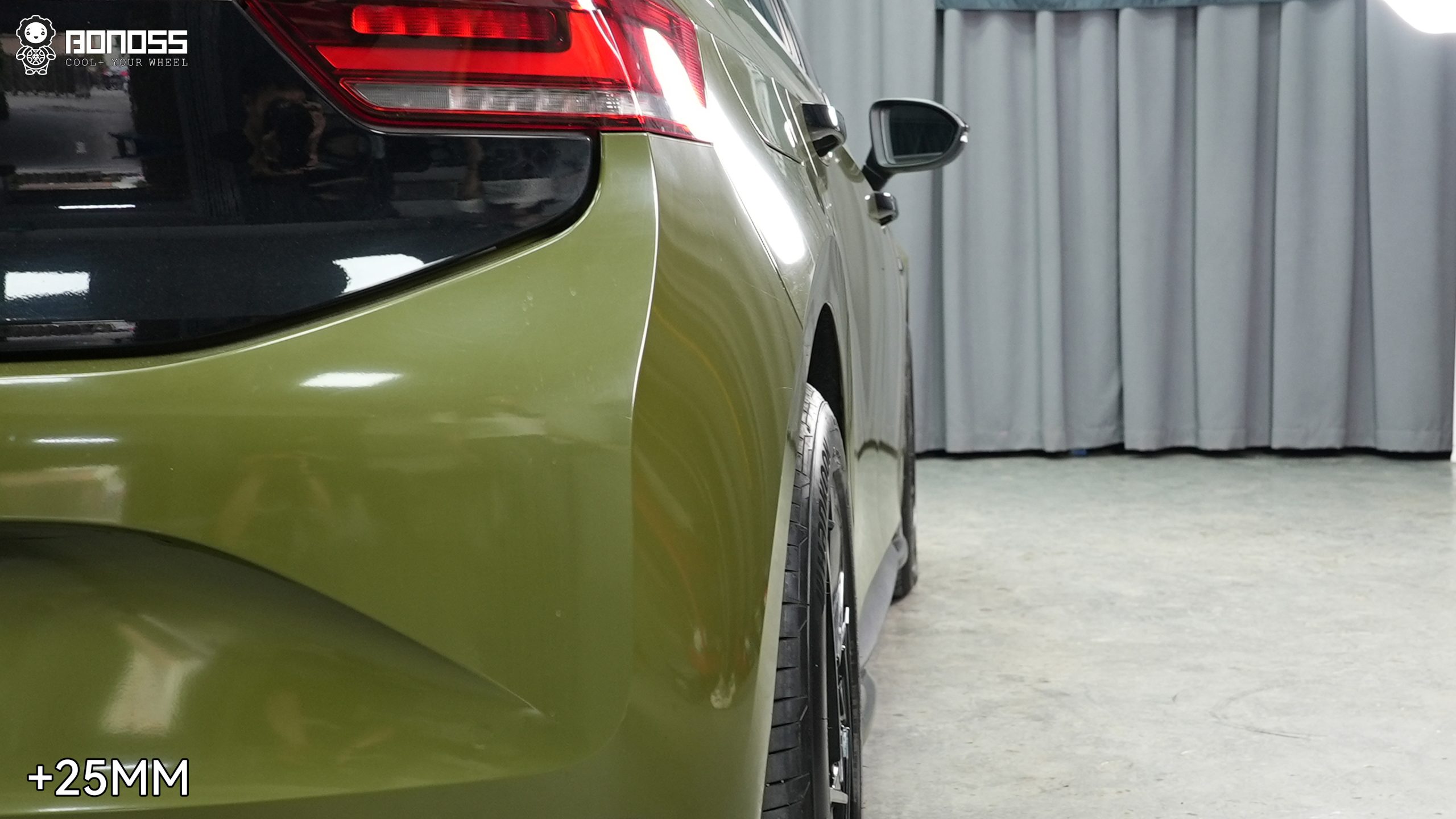 BONOSS Forged Active Cooling 2023 Volkswagen ID.3 Wheel Spacers Front 10.5mm Rear 25mm Before and After (5)