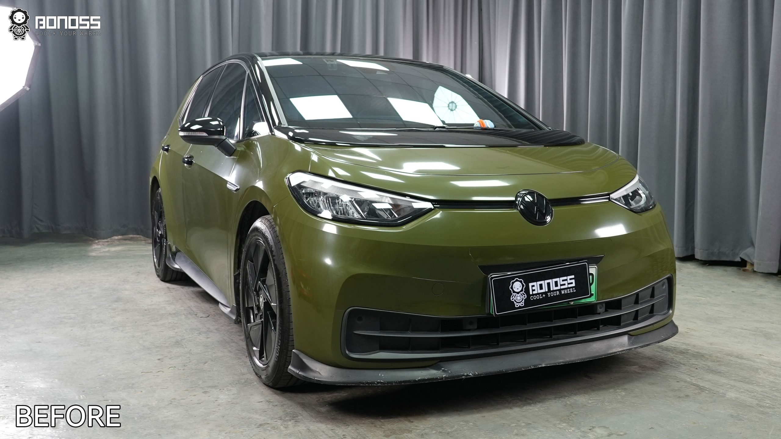 BONOSS Forged Active Cooling 2023 Volkswagen ID.3 Wheel Spacers Front 10.5mm Rear 25mm Before and After (6)