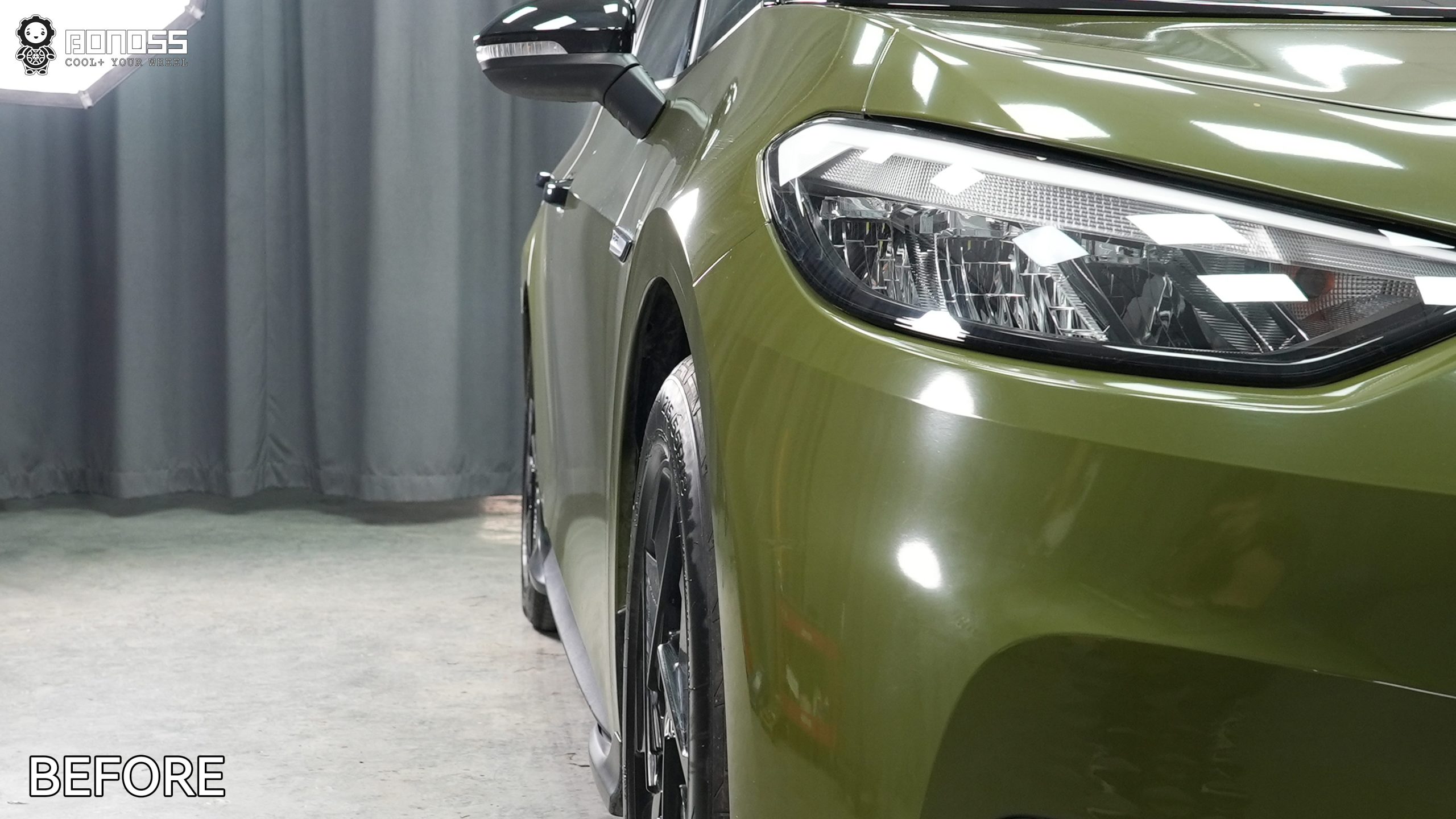 BONOSS Forged Active Cooling 2023 Volkswagen ID.3 Wheel Spacers Front 10.5mm Rear 25mm Before and After (8)