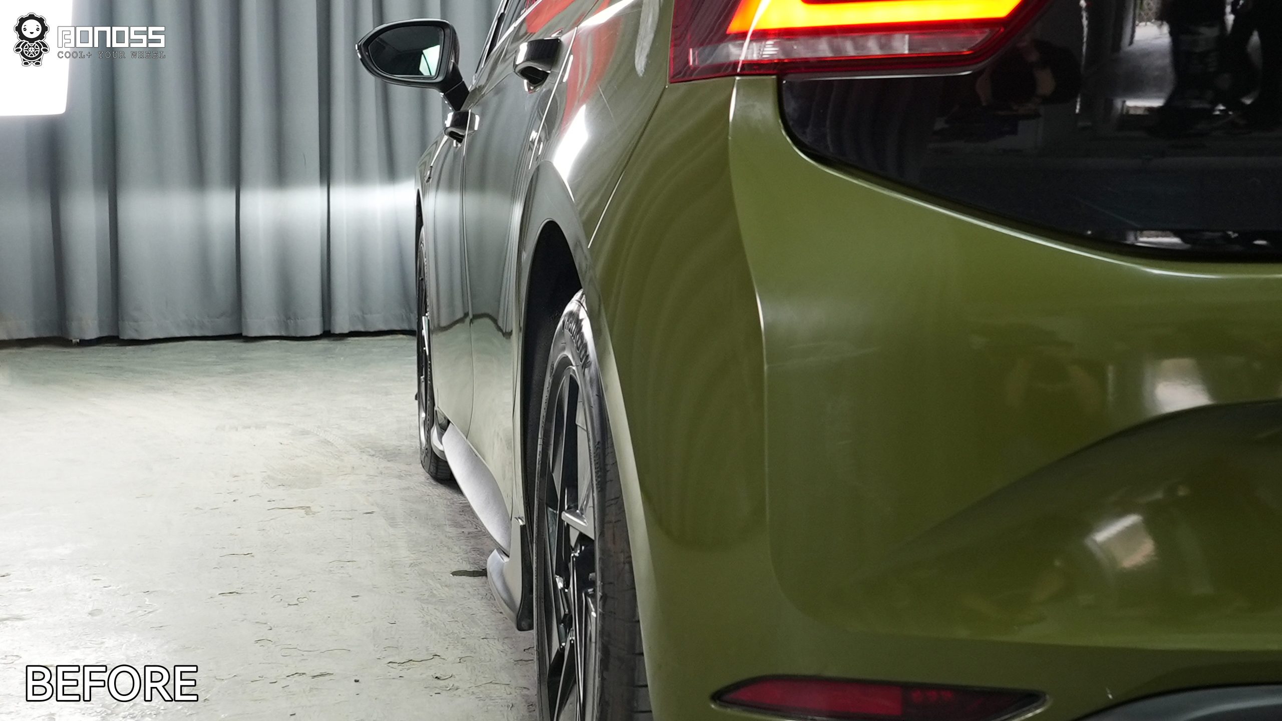 BONOSS Forged Active Cooling 2023 Volkswagen ID.3 Wheel Spacers Front 10.5mm Rear 25mm Before and After (9)