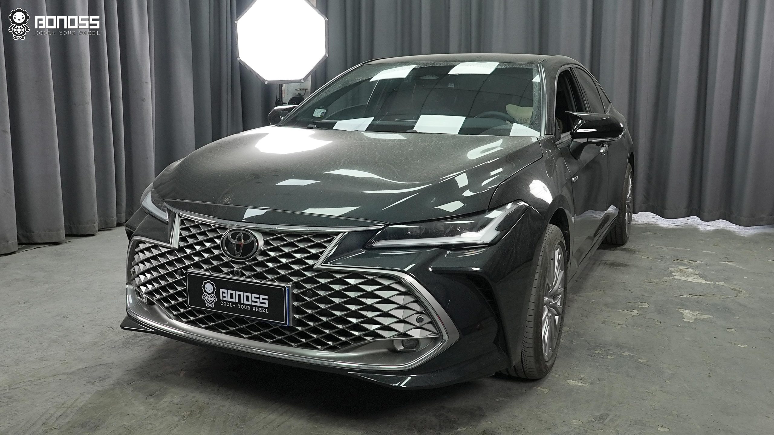 BONOSS Forged Active Cooling 2024 Toyota Avalon Wheel Spacers Front 20mm Rear 20mm Before and After (2)