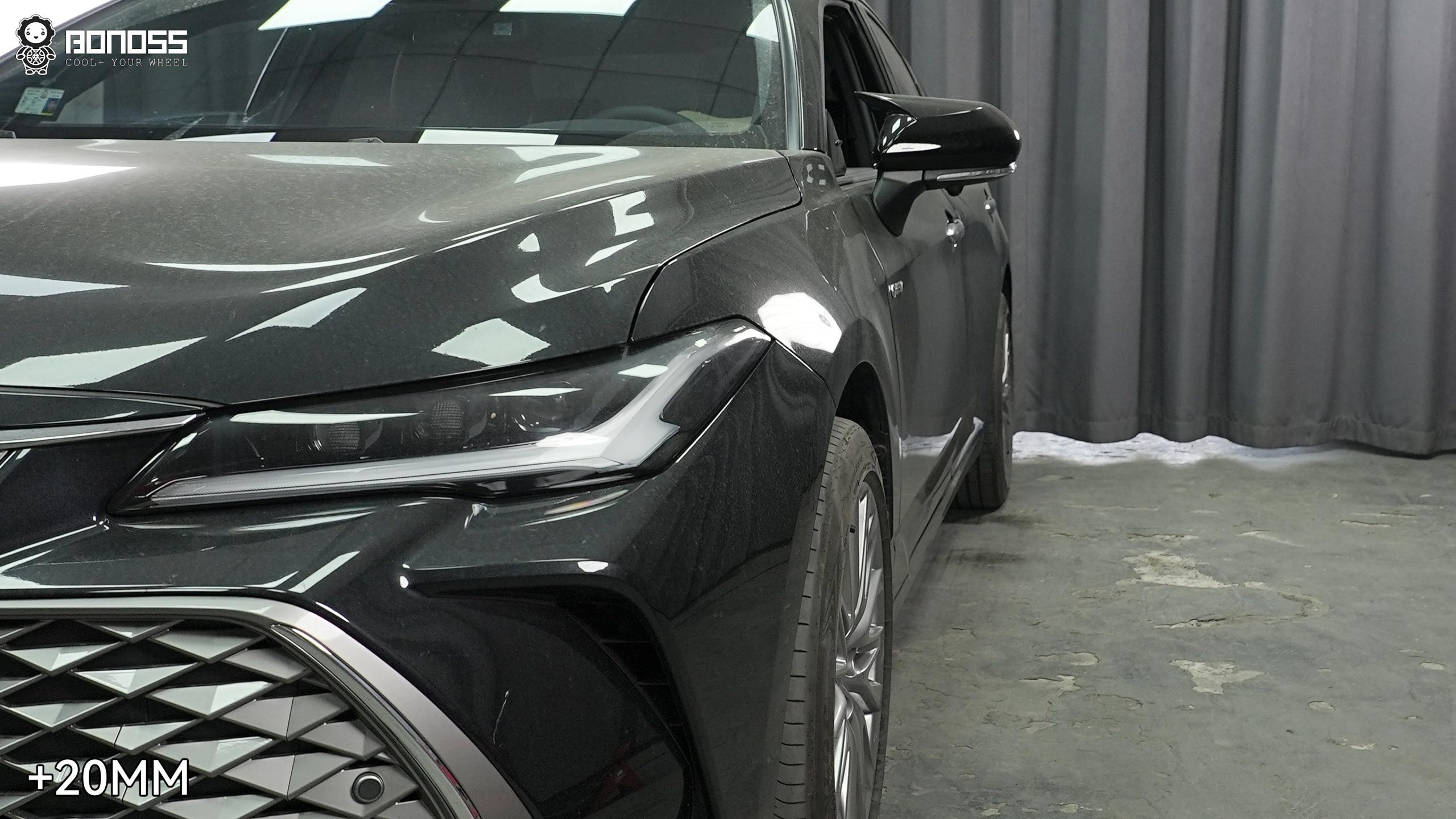 BONOSS Forged Active Cooling 2024 Toyota Avalon Wheel Spacers Front 20mm Rear 20mm Before and After (3)