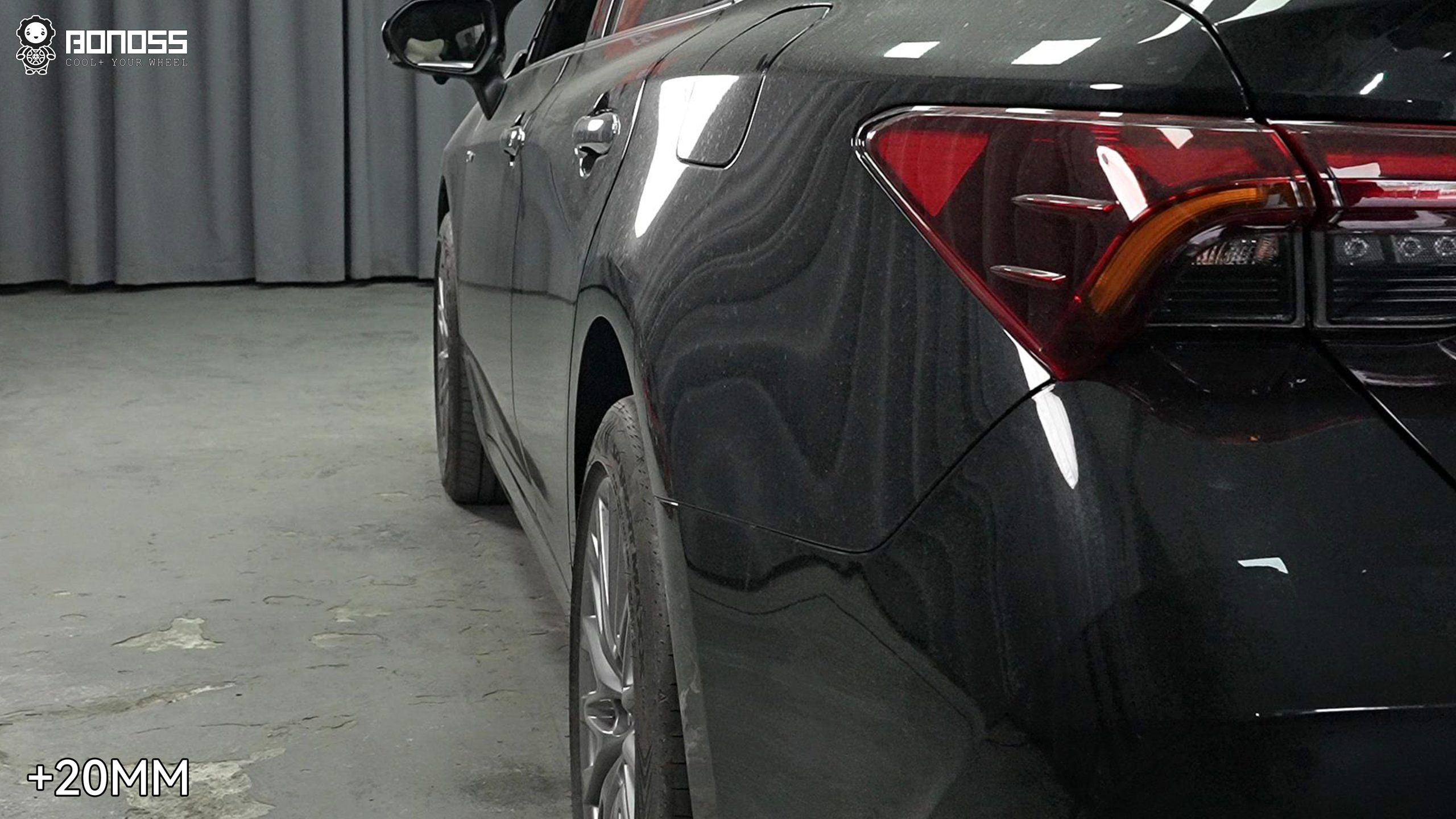 BONOSS Forged Active Cooling 2024 Toyota Avalon Wheel Spacers Front 20mm Rear 20mm Before and After (5)