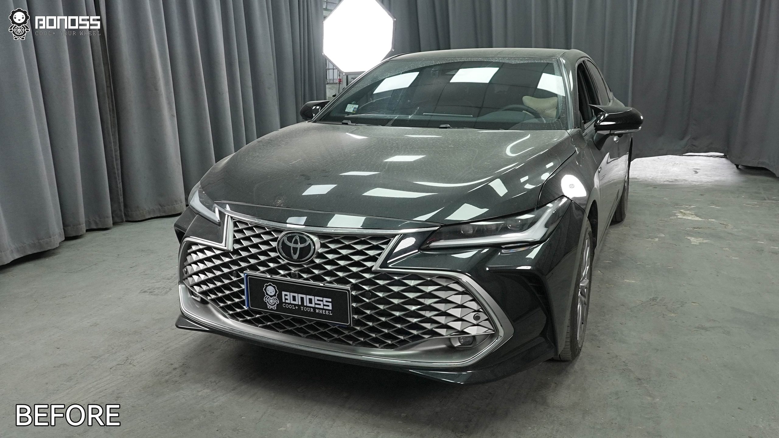 BONOSS Forged Active Cooling 2024 Toyota Avalon Wheel Spacers Front 20mm Rear 20mm Before and After (7)