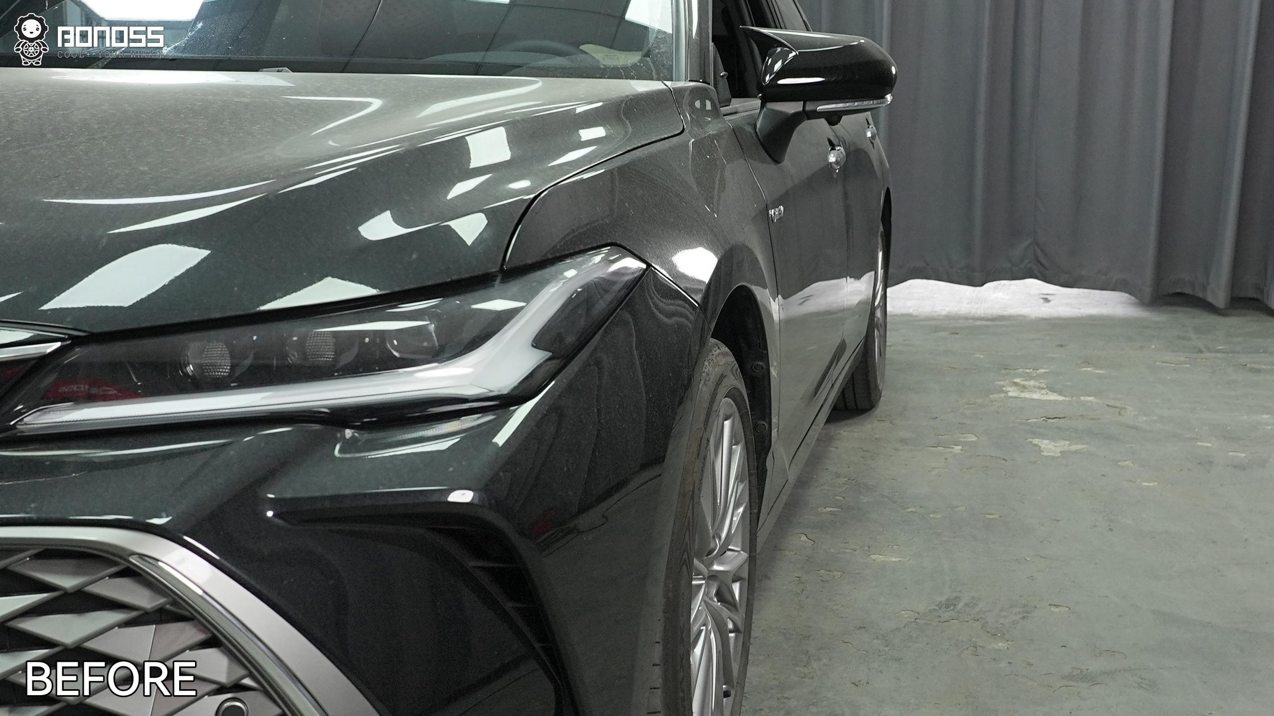 BONOSS Forged Active Cooling 2024 Toyota Avalon Wheel Spacers Front 20mm Rear 20mm Before and After (8)