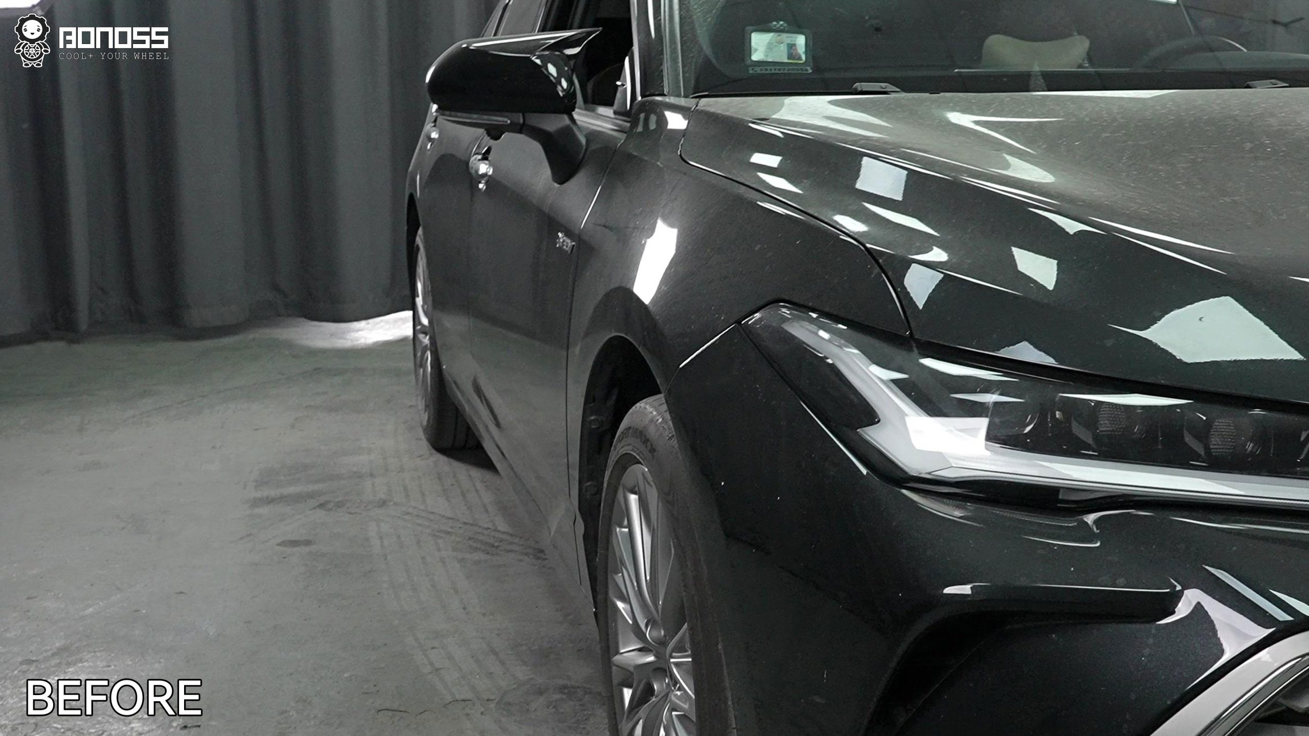 BONOSS Forged Active Cooling 2024 Toyota Avalon Wheel Spacers Front 20mm Rear 20mm Before and After (9)