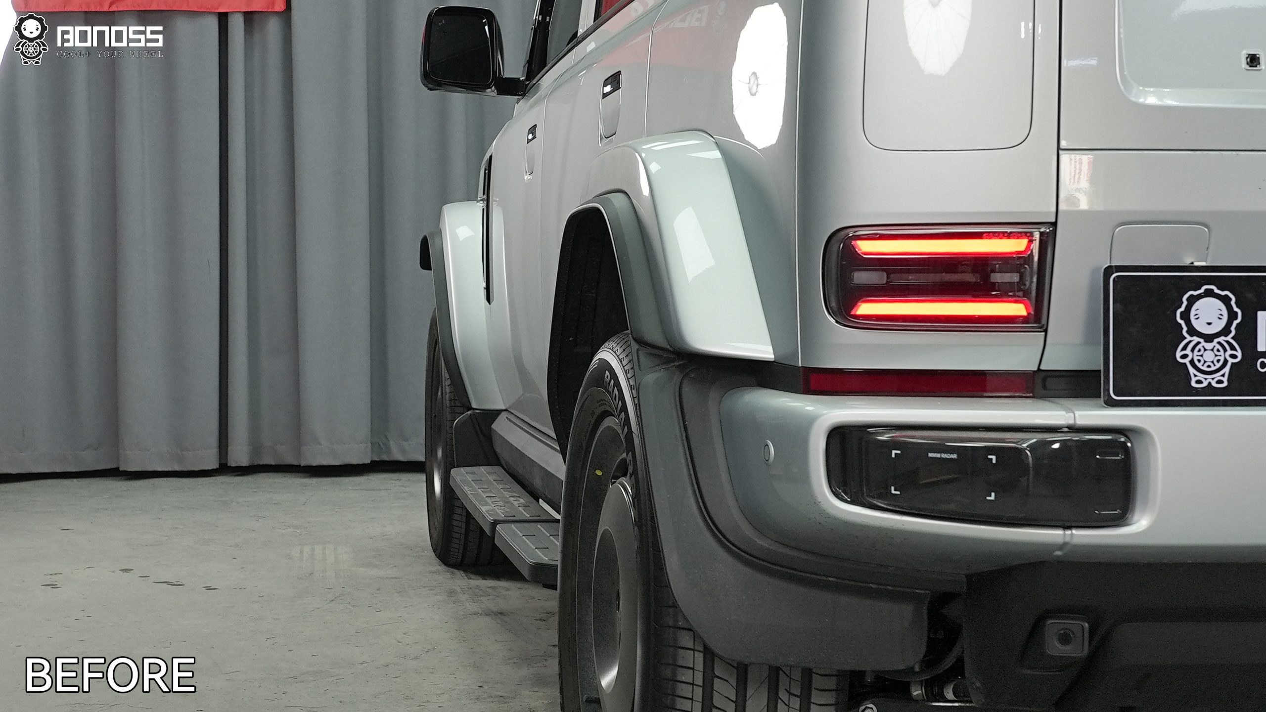 BONOSS Forged Active Cooling 2026 iCAR V23 Wheel Spacers Front 25mm Rear 25mm Before and After (10)