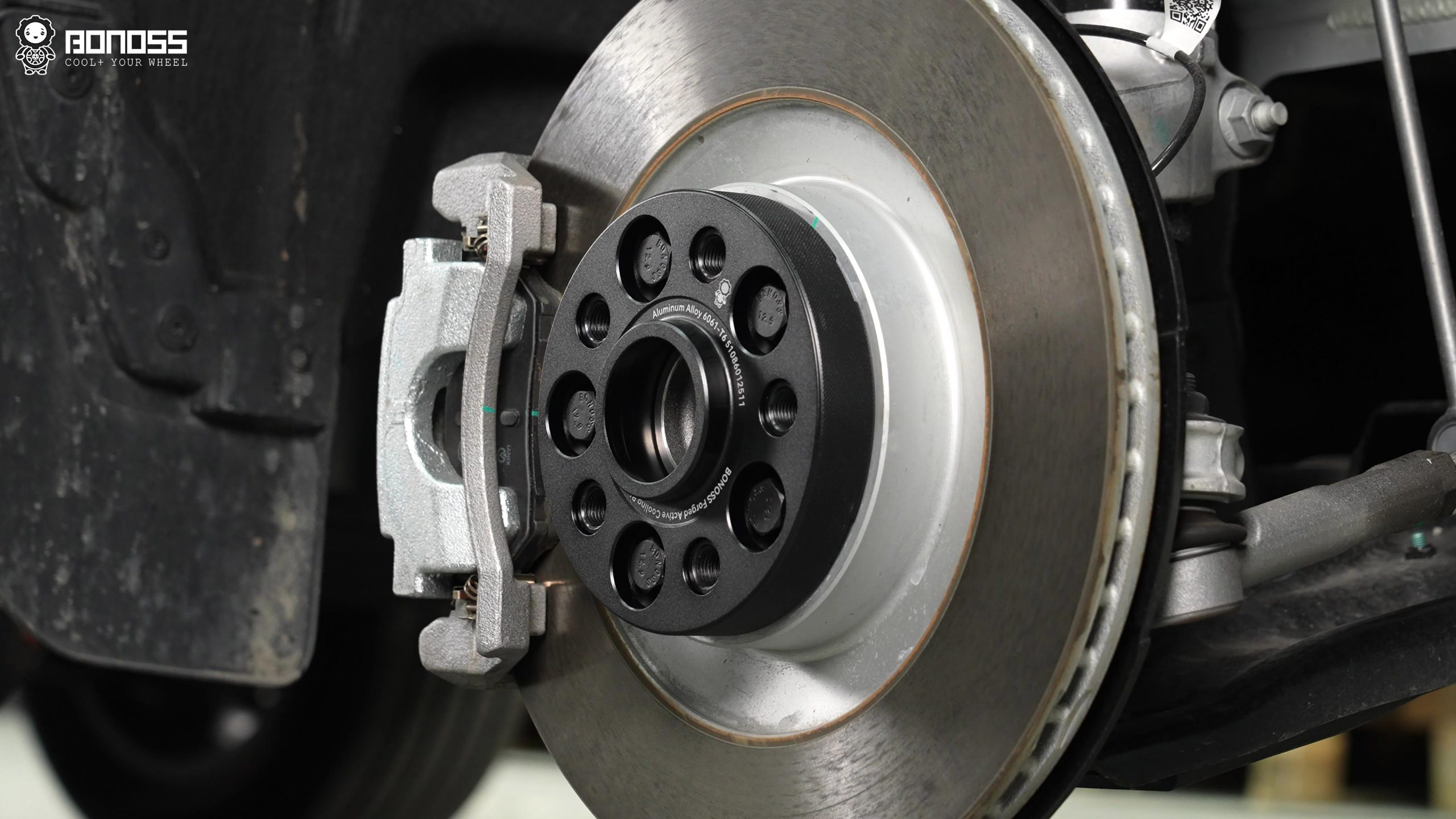 BONOSS Forged Active Cooling 2026 iCAR V23 Wheel Spacers Front 25mm Rear 25mm Before and After (14)