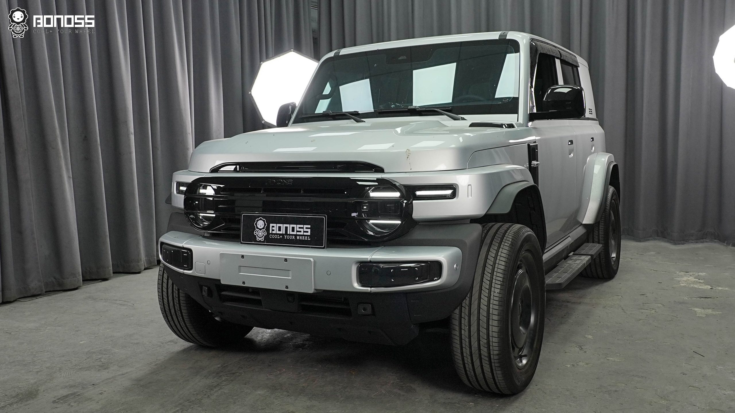 BONOSS Forged Active Cooling 2026 iCAR V23 Wheel Spacers Front 25mm Rear 25mm Before and After (2)