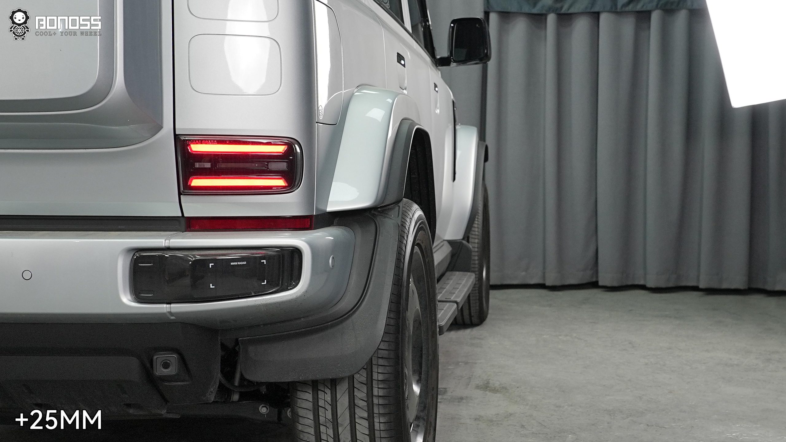 BONOSS Forged Active Cooling 2026 iCAR V23 Wheel Spacers Front 25mm Rear 25mm Before and After (6)