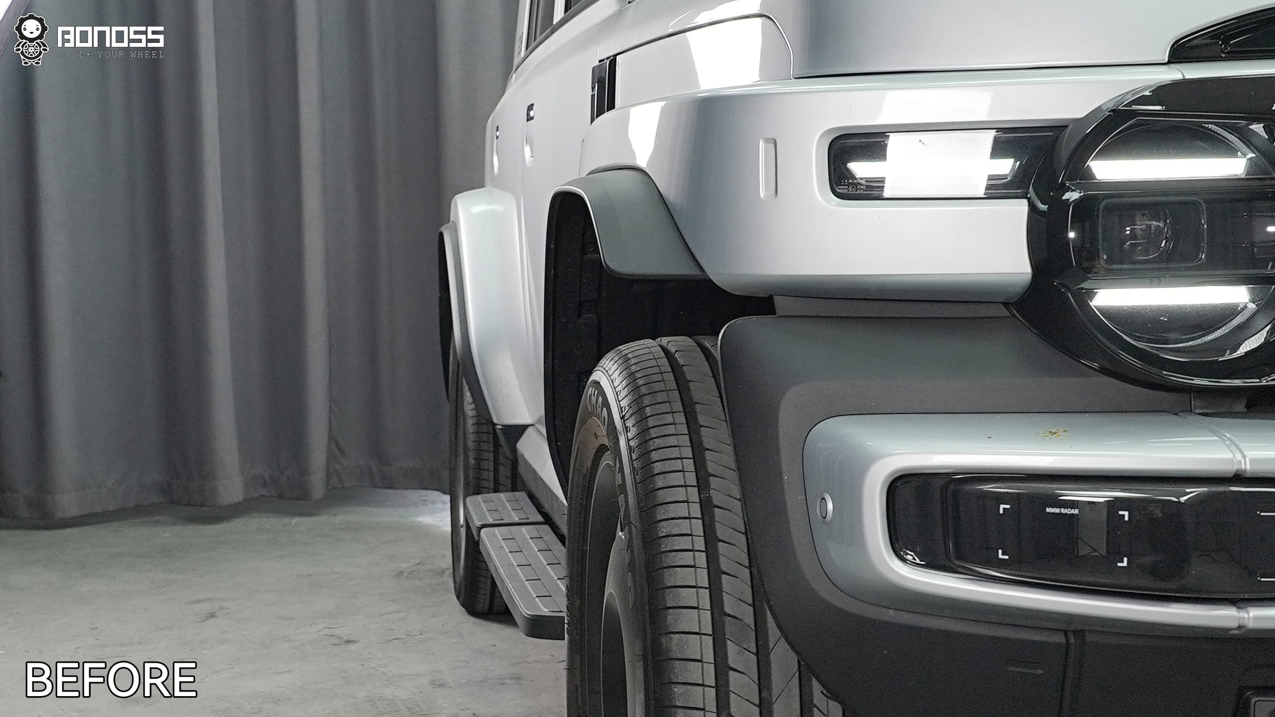 BONOSS Forged Active Cooling 2026 iCAR V23 Wheel Spacers Front 25mm Rear 25mm Before and After (9)