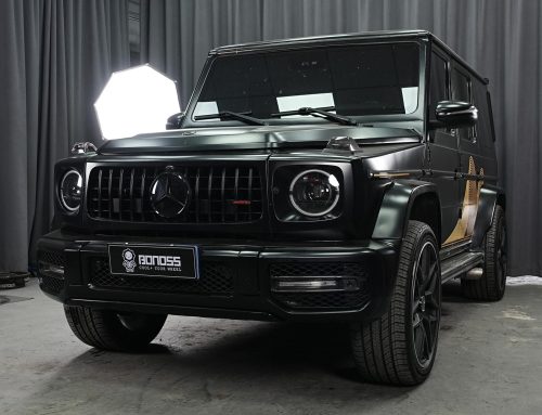 BONOSS Forged Active Cooling Mercedes-Benz G-Class Wheel Spacers Front 35mm Rear 40mm Before and After